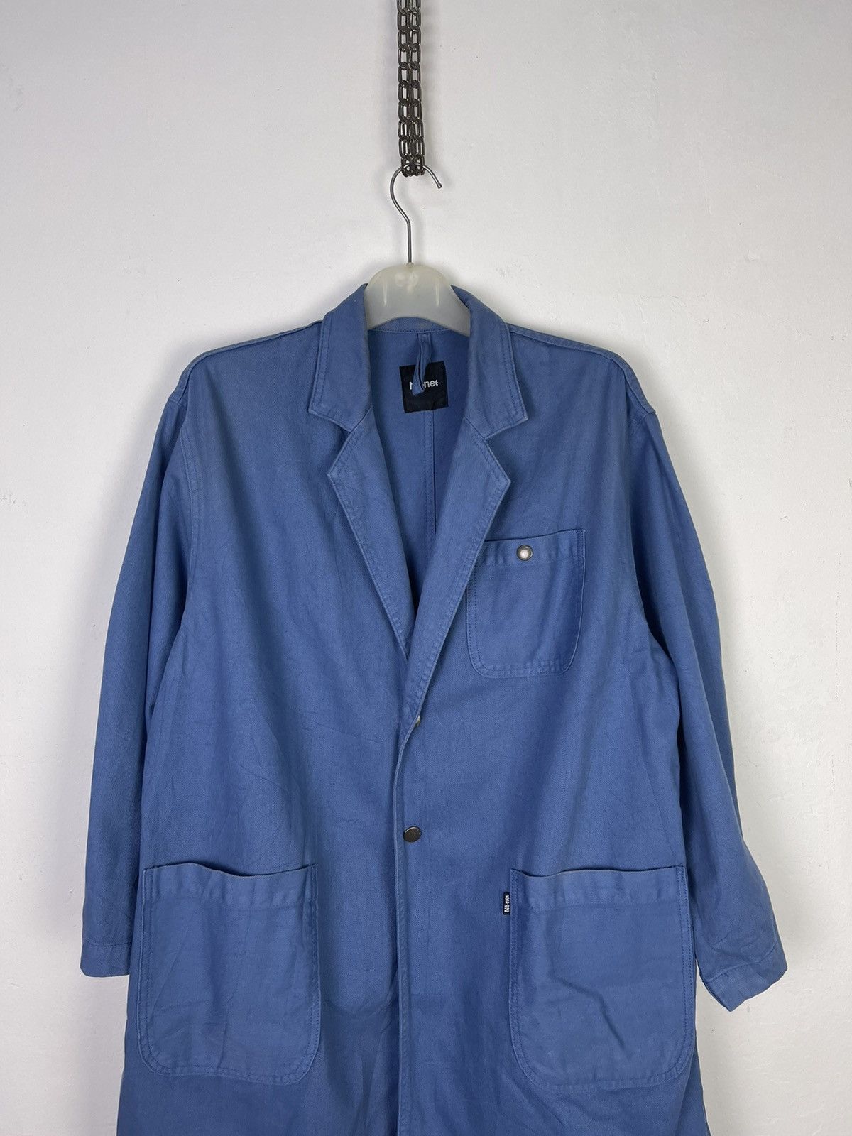 Issey Miyake × Ne-Net Issey Miyake Ne-Net cotton long parka jacket Size US M / EU 48-50 / 2 - 15 Thumbnail