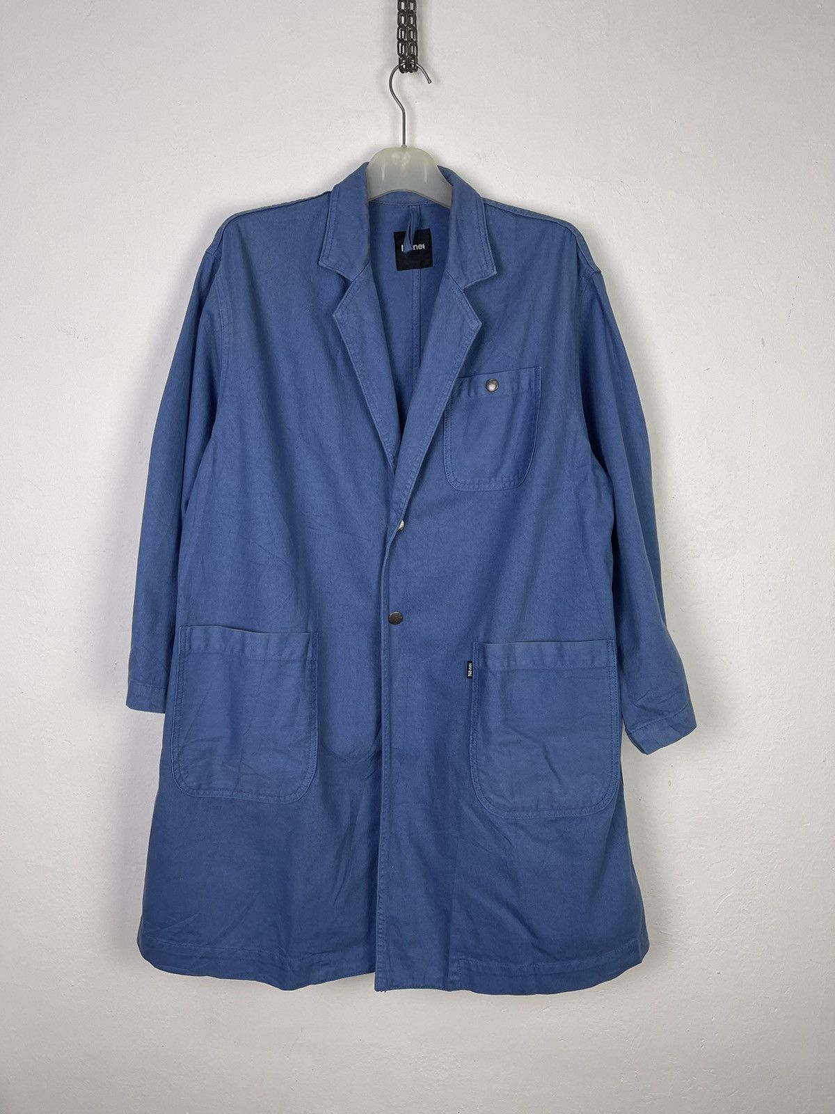 Issey Miyake × Ne-Net Issey Miyake Ne-Net cotton long parka jacket Size US M / EU 48-50 / 2 - 14 Thumbnail