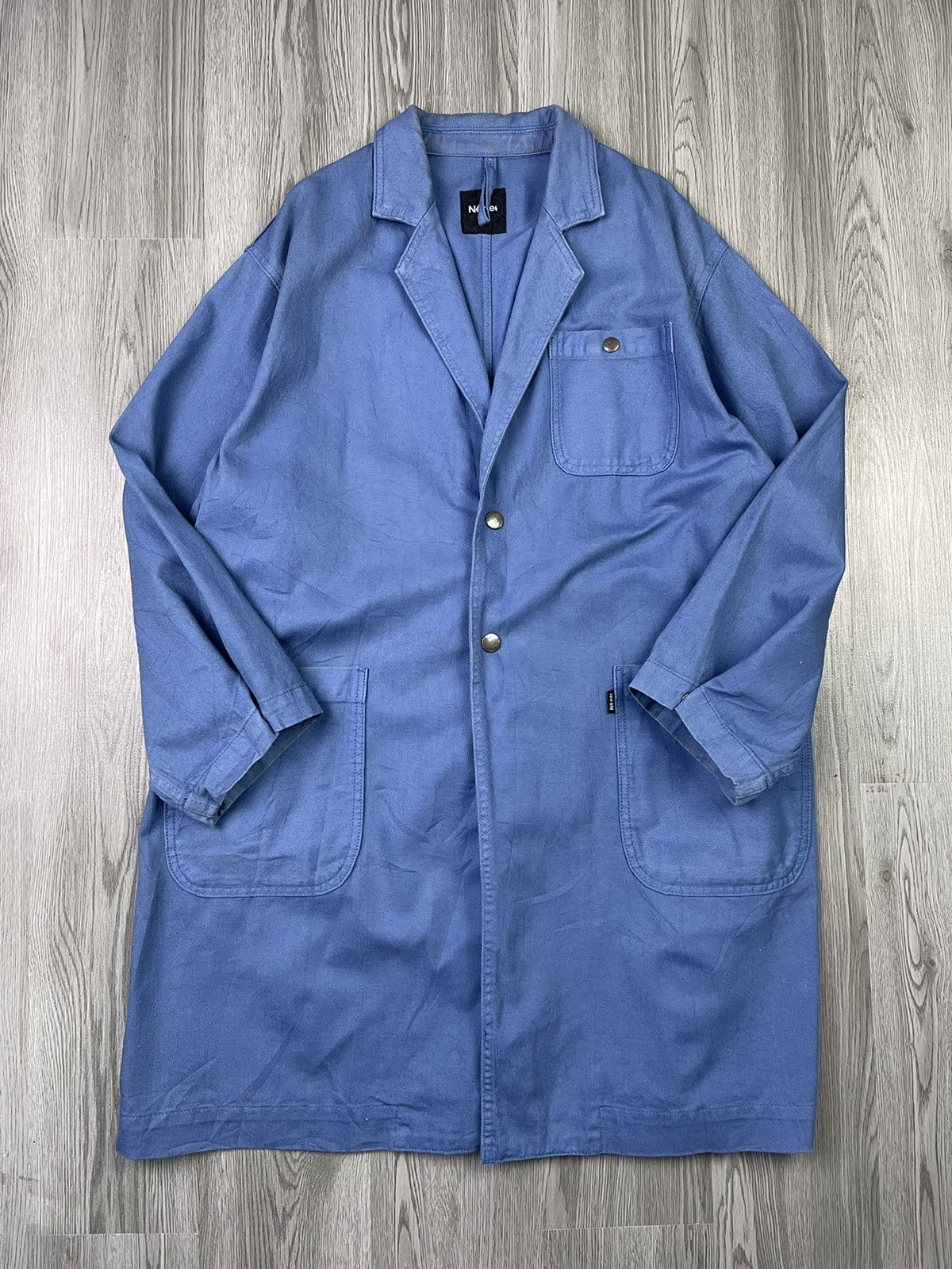 Issey Miyake × Ne-Net Issey Miyake Ne-Net cotton long parka jacket Size US M / EU 48-50 / 2 - 2 Thumbnail