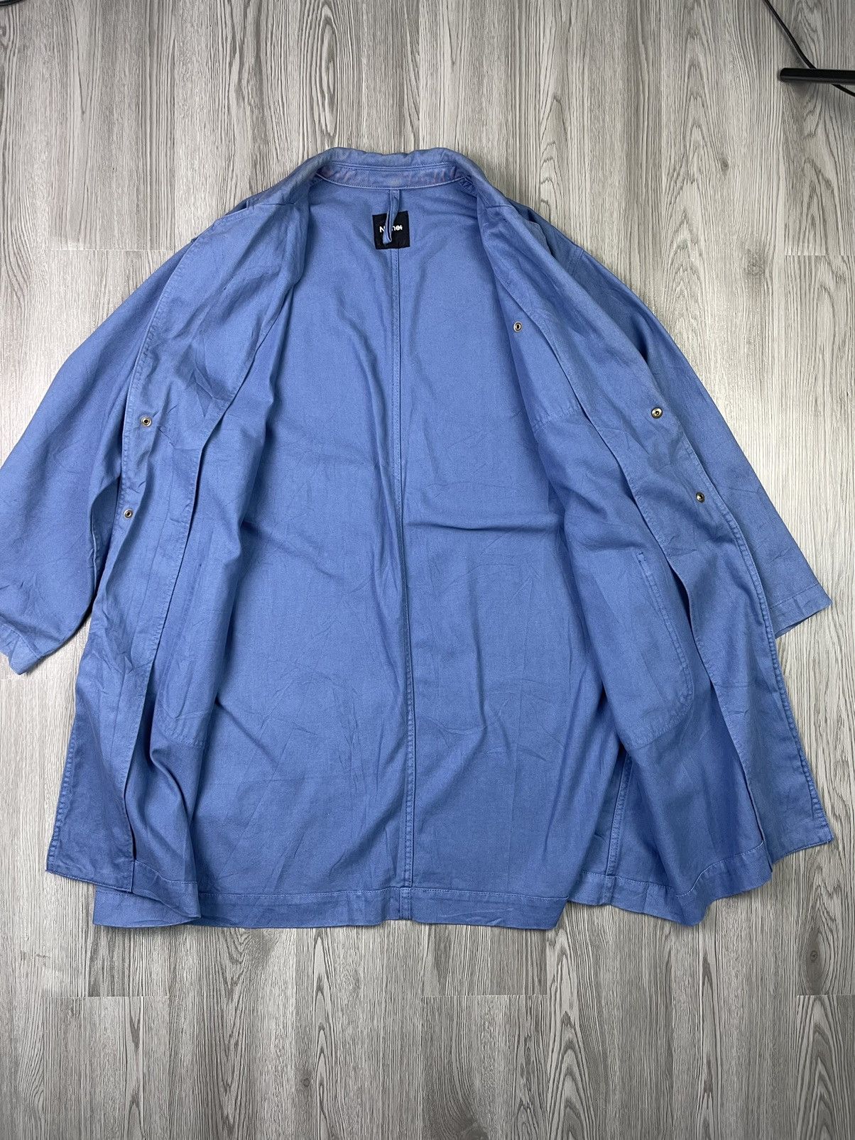 Issey Miyake × Ne-Net Issey Miyake Ne-Net cotton long parka jacket Size US M / EU 48-50 / 2 - 4 Thumbnail