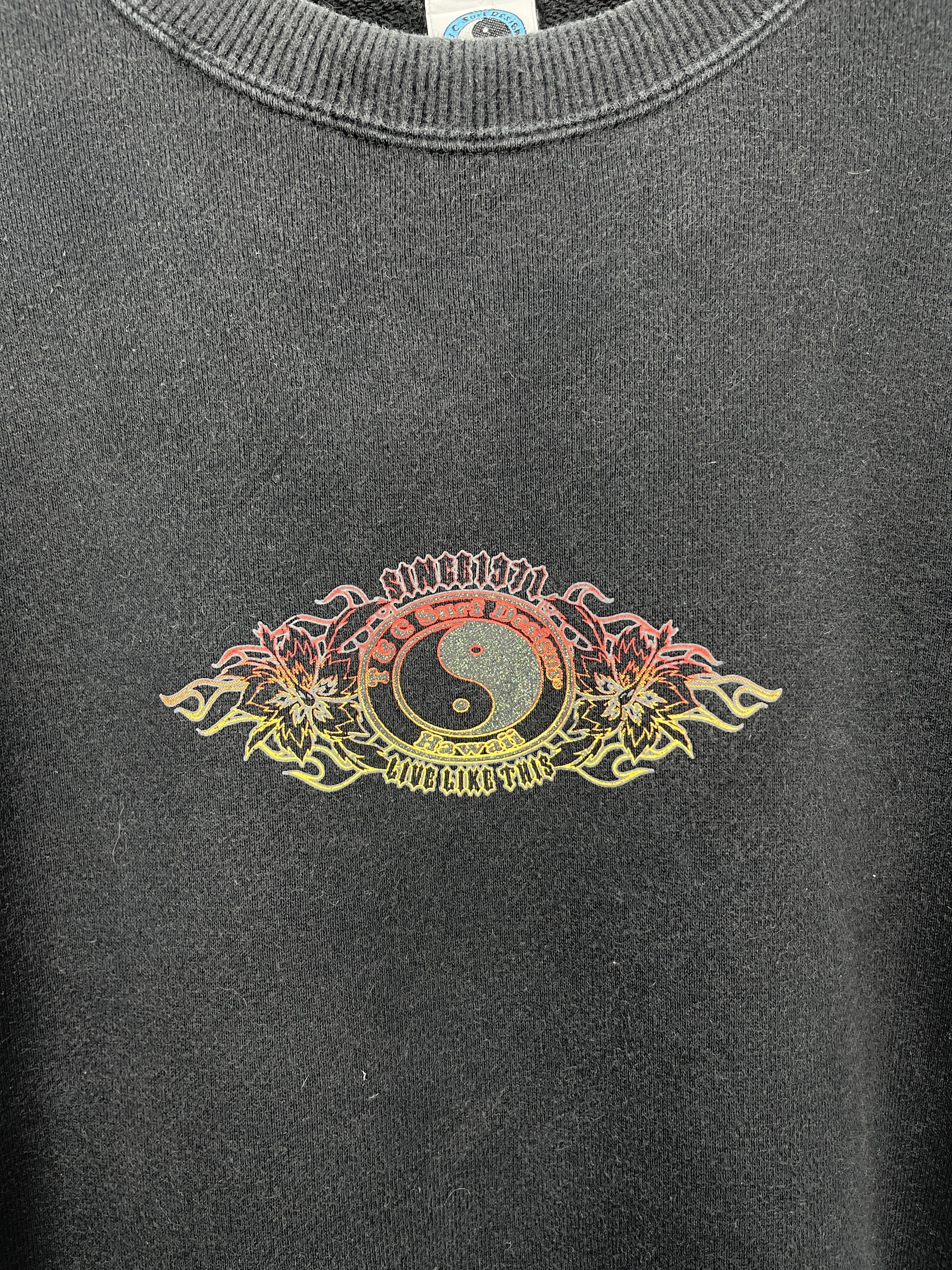 Vintage Vintage T&C Surf Design Hawaii Thai Chi Sweatshirt Size US M / EU 48-50 / 2 - 9 Thumbnail