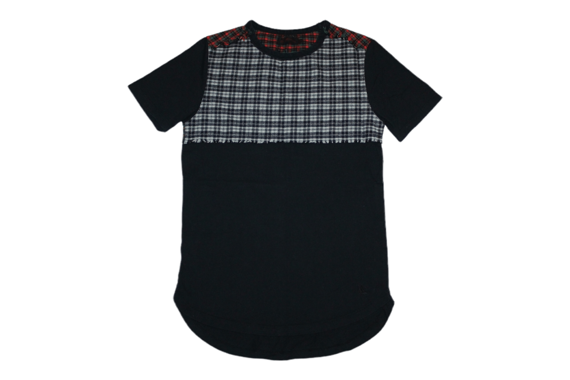 Dr. Martens 🔥 Dr. Martens Longline Tartan Flannel Trim Rebuild T-shirt Size US XS / EU 42 / 0 - 1 Preview
