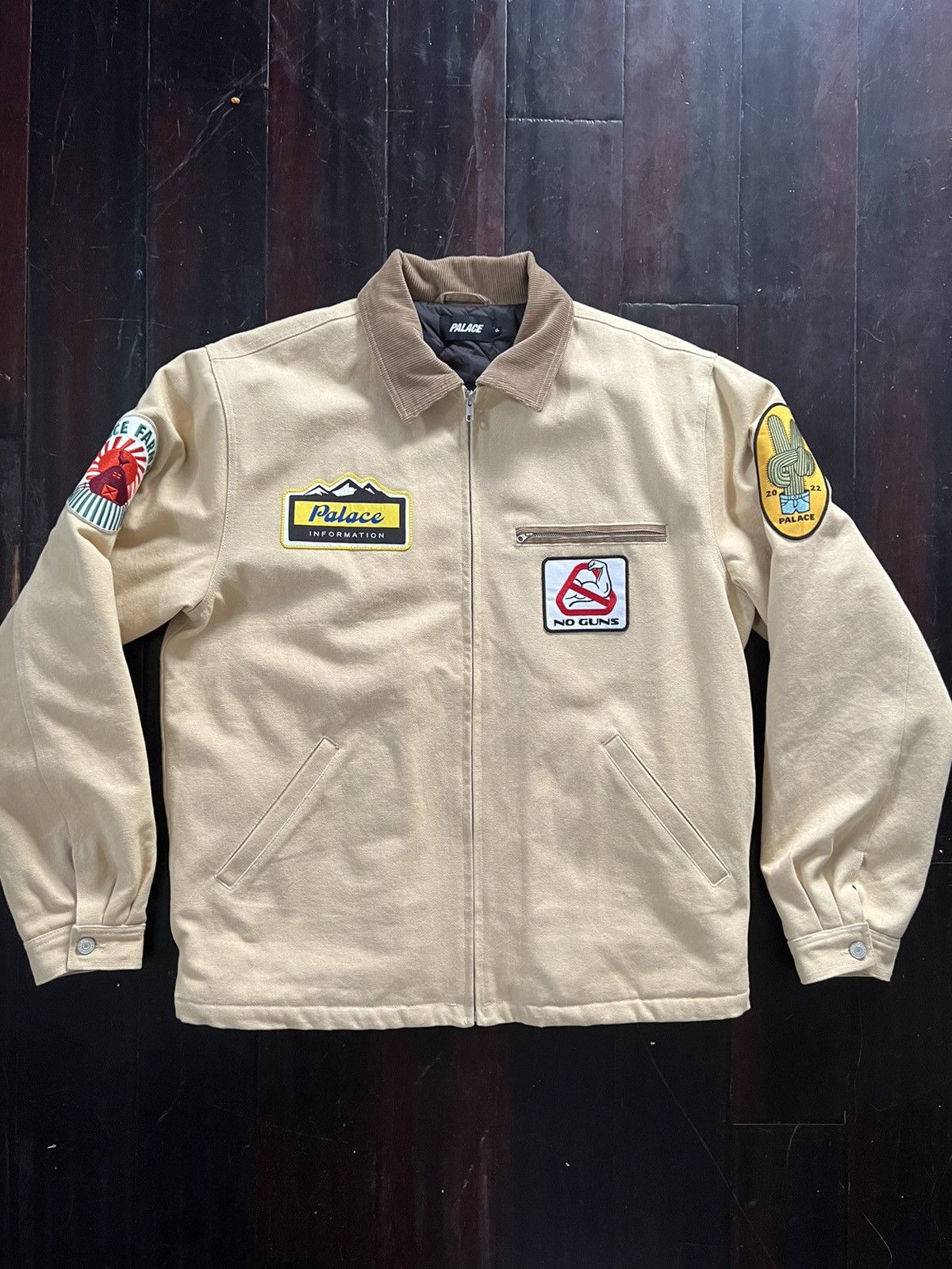 Palace Palace Badge Work Jacket - Sand | Grailed