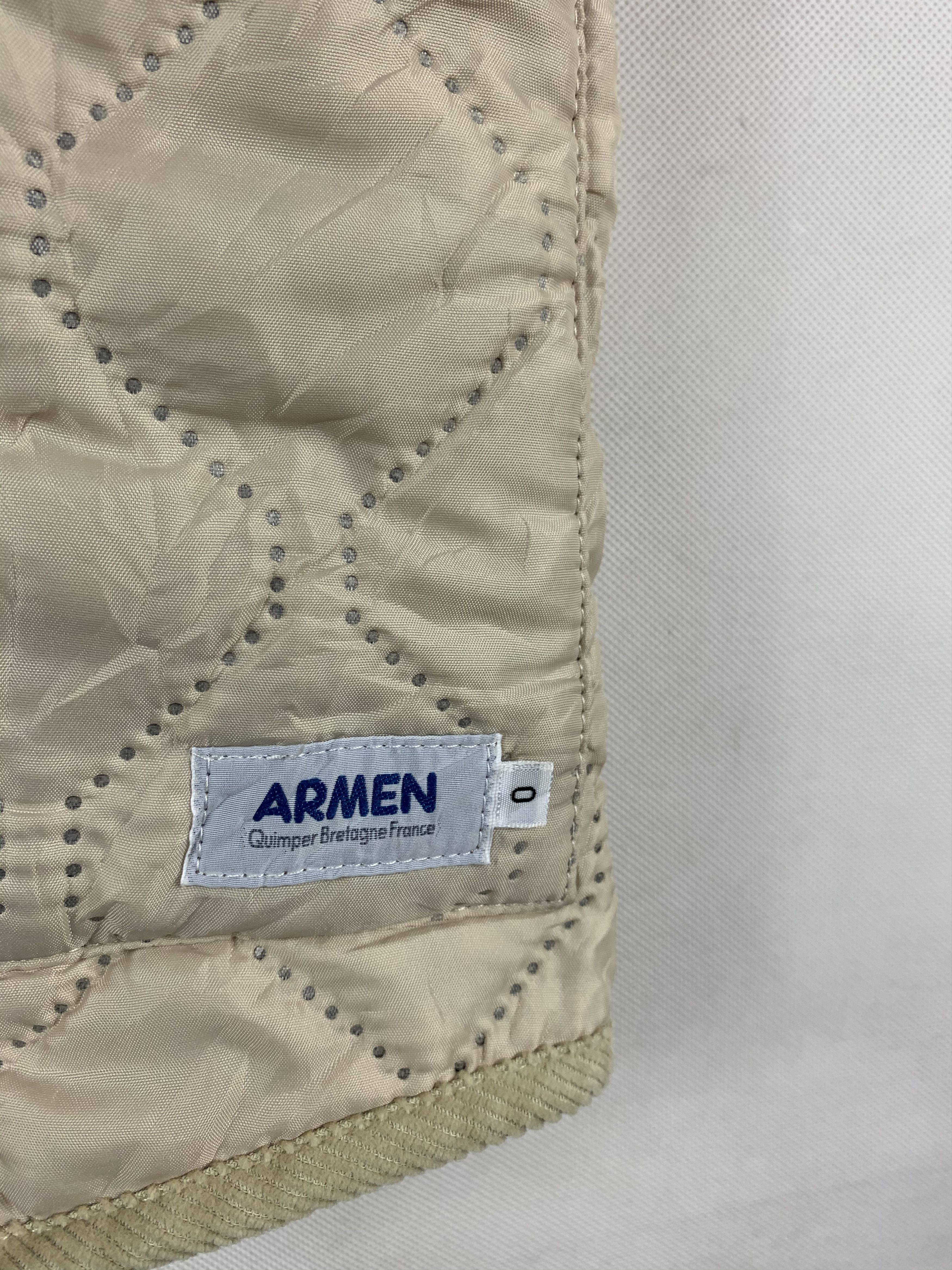Japanese Brand 🔥Armen France Reversible Quilted Hoodie Vest Jacket Size US XS / EU 42 / 0 - 10 Thumbnail