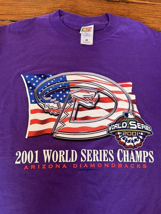 Vintage Arizona Diamondbacks World Series Champions T-Shirt Size