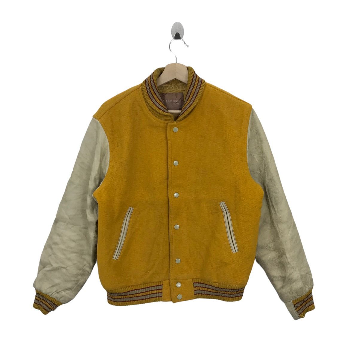 Japanese Brand Vintage 90s HIROMICHI By Hiromichi Nakano Varsity Jacket Size US L / EU 52-54 / 3 - 2 Thumbnail