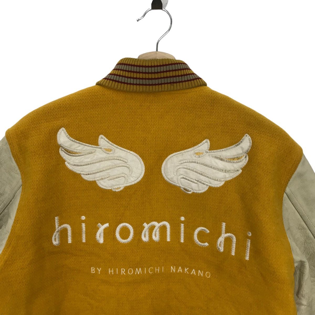 Japanese Brand Vintage 90s HIROMICHI By Hiromichi Nakano Varsity Jacket Size US L / EU 52-54 / 3 - 4 Thumbnail