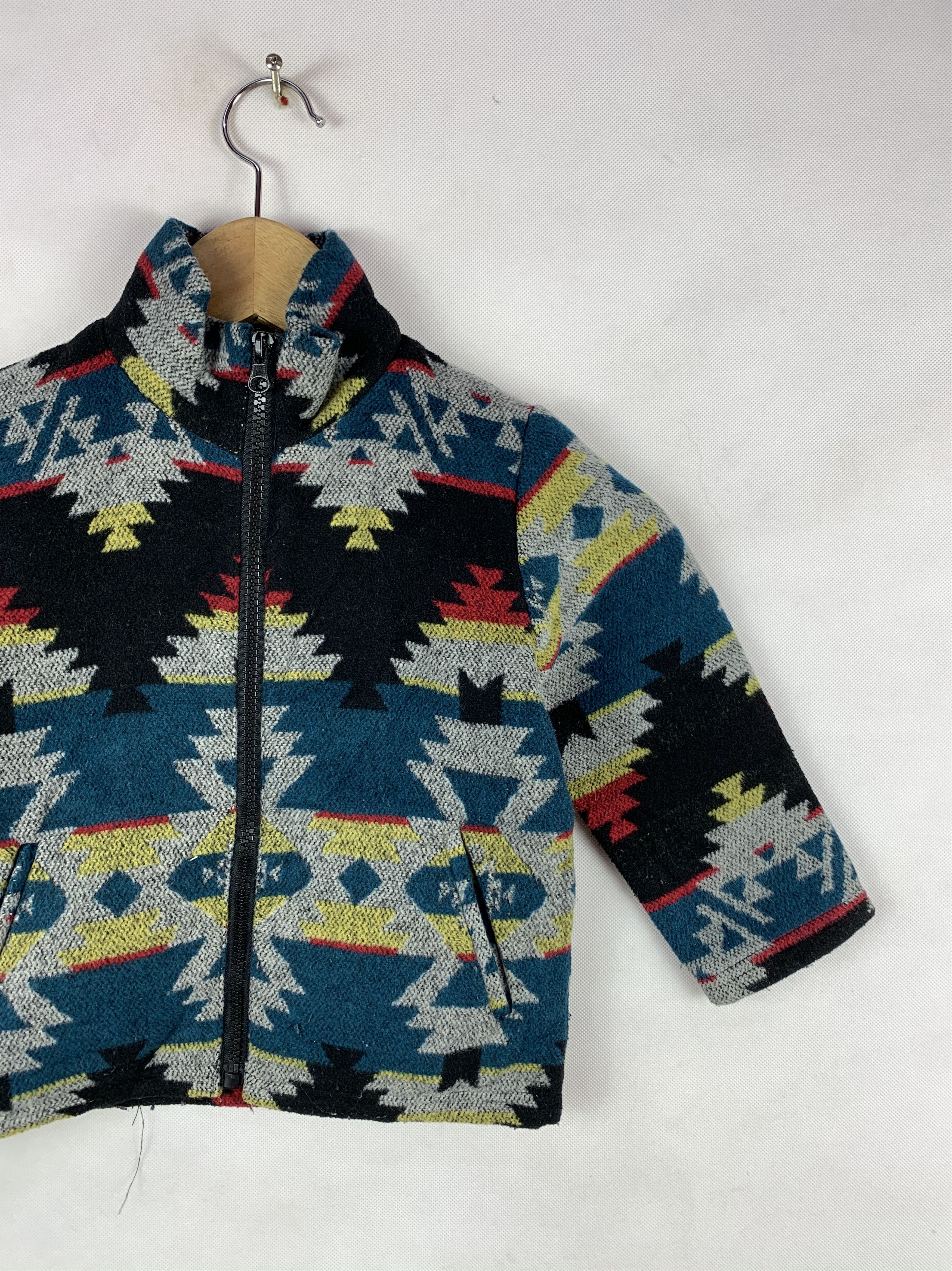 Vintage 🔥Navajo Aztec Natives Jacket for Kids Size US XXS / EU 40 - 4 Thumbnail