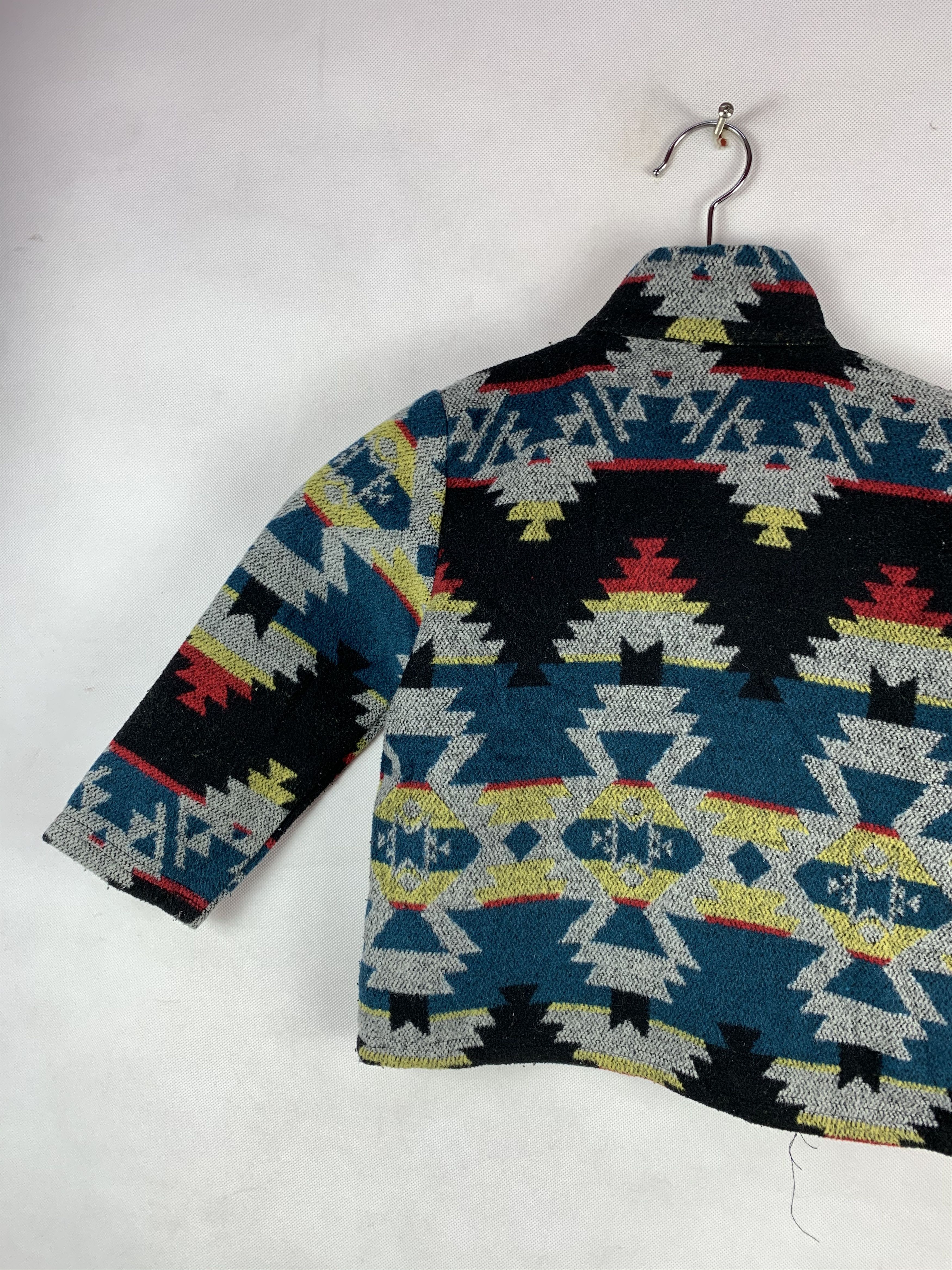 Vintage 🔥Navajo Aztec Natives Jacket for Kids Size US XXS / EU 40 - 7 Thumbnail