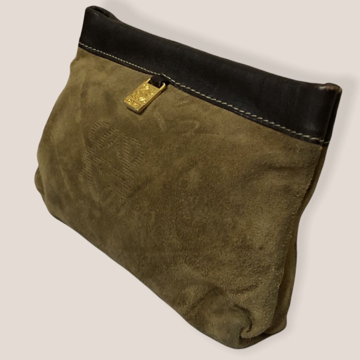 Loewe Vintage Full Leather Loewe Clutch Bag Size ONE SIZE - 1 Thumbnail