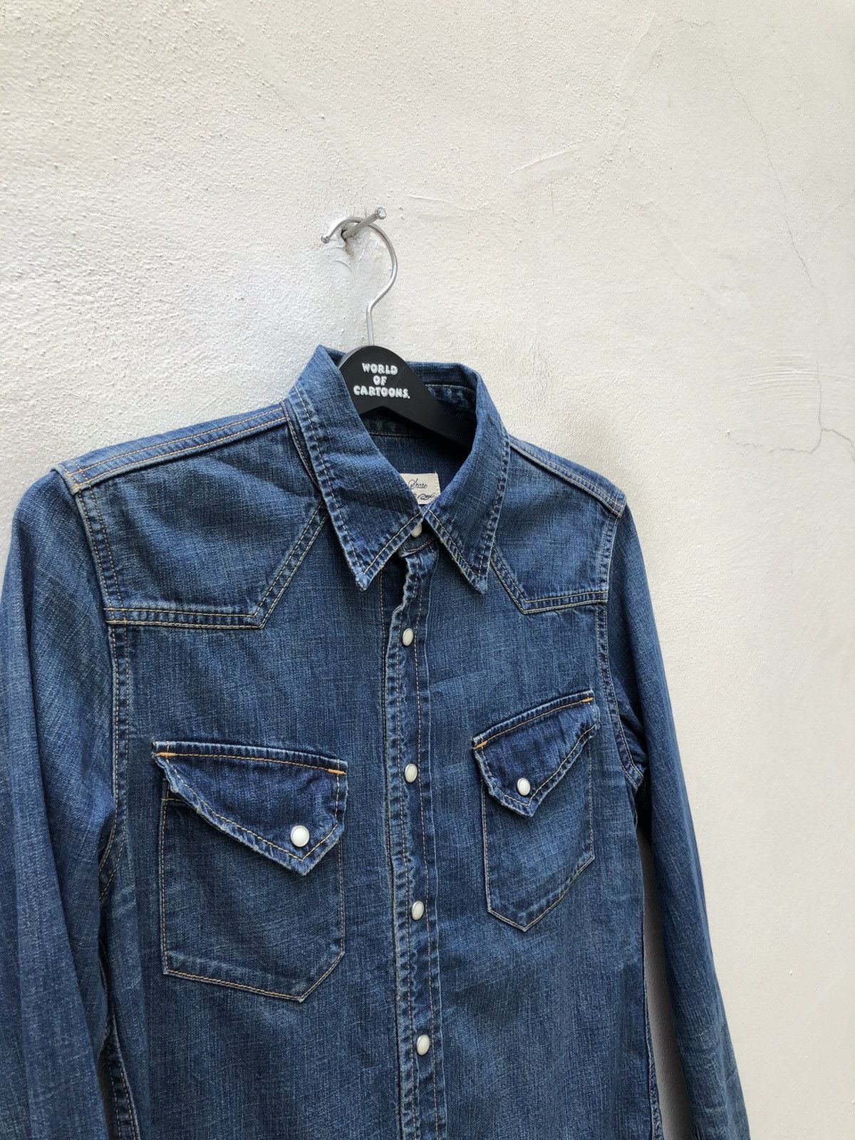 Remi Relief Remi Relief Japan The Golden State Denim Western Shirt Size US S / EU 44-46 / 1 - 12 Thumbnail