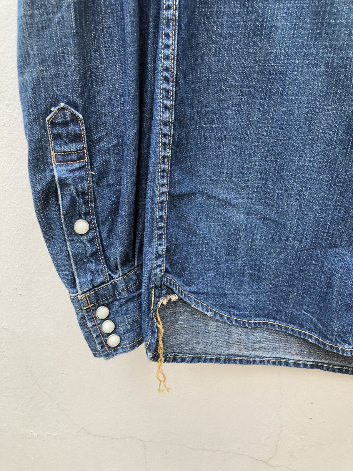 Remi Relief Remi Relief Japan The Golden State Denim Western Shirt Size US S / EU 44-46 / 1 - 8 Thumbnail