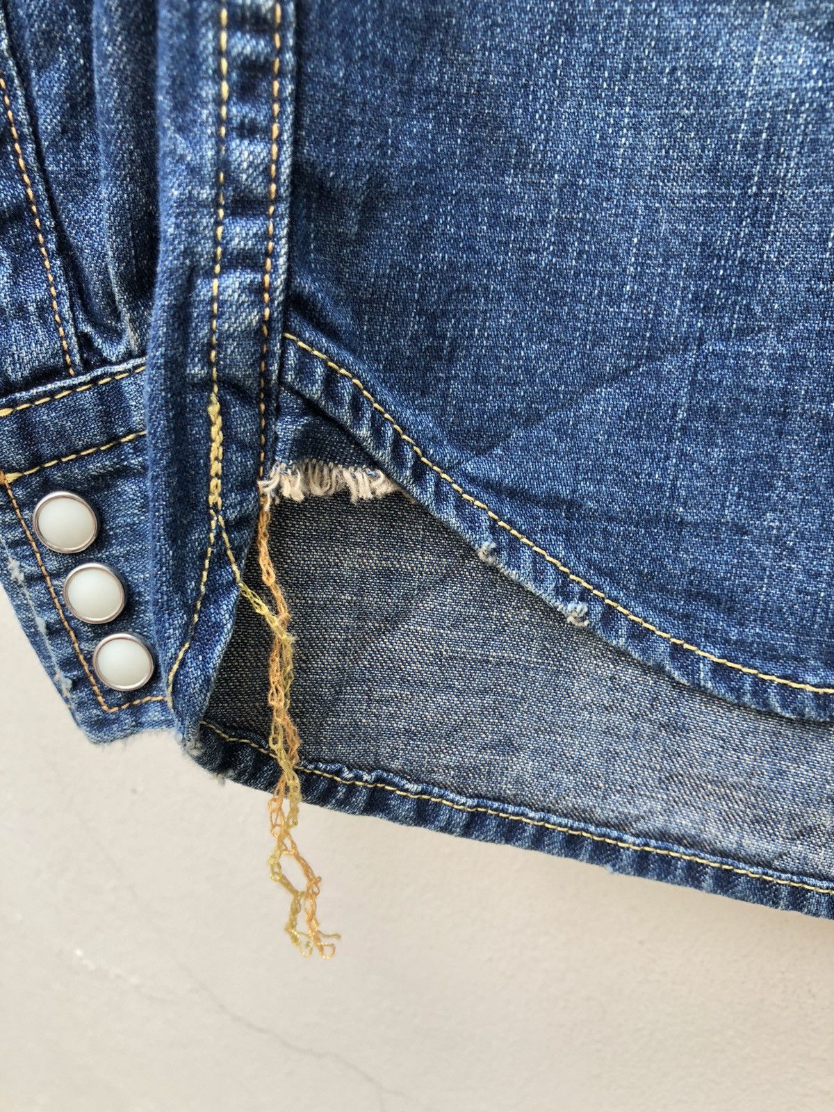 Remi Relief Remi Relief Japan The Golden State Denim Western Shirt Size US S / EU 44-46 / 1 - 9 Thumbnail