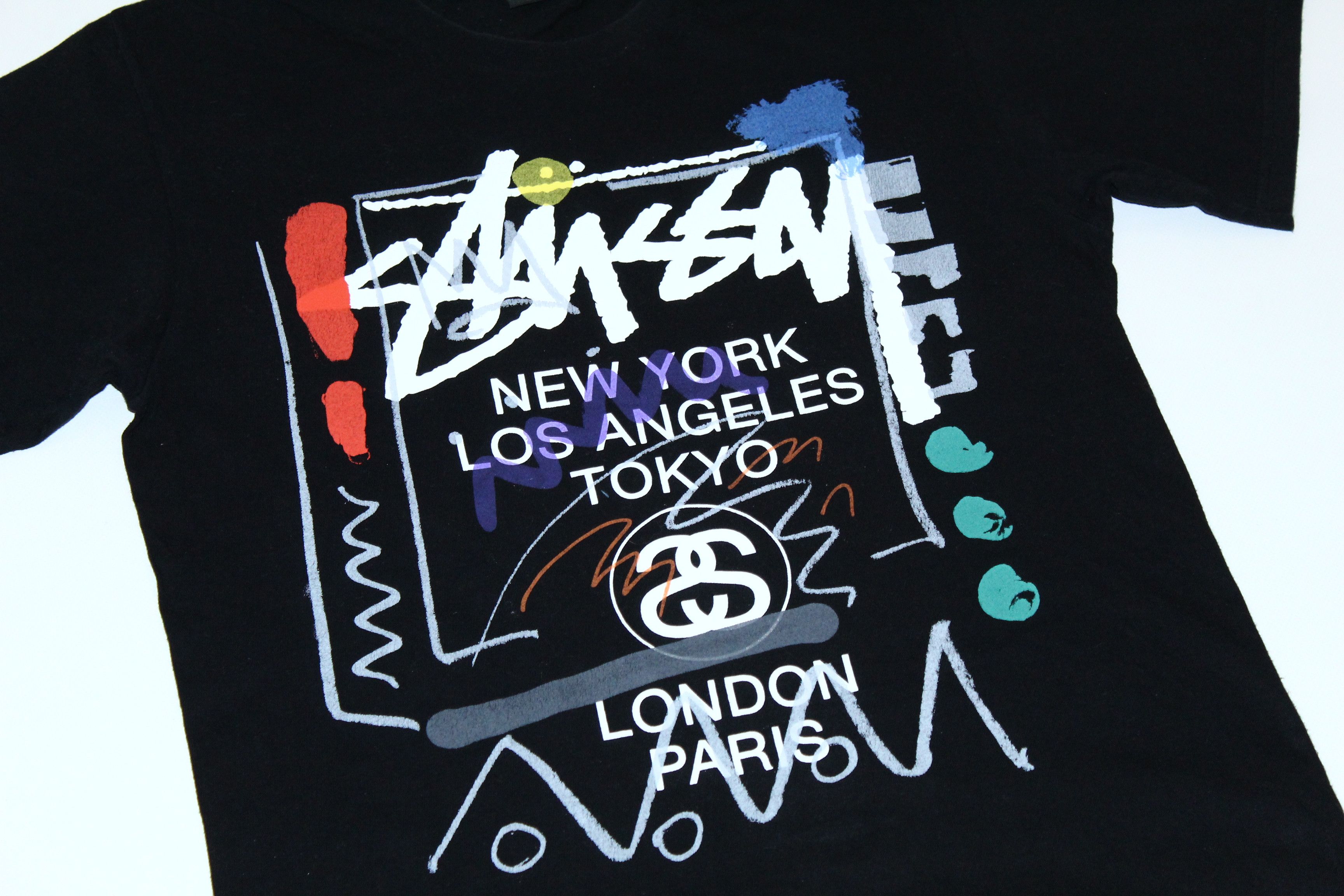 Stussy Y2K💥'00 Stussy World Tour Graphic OG T-shirt Size US M / EU 48-50 / 2 - 3 Thumbnail