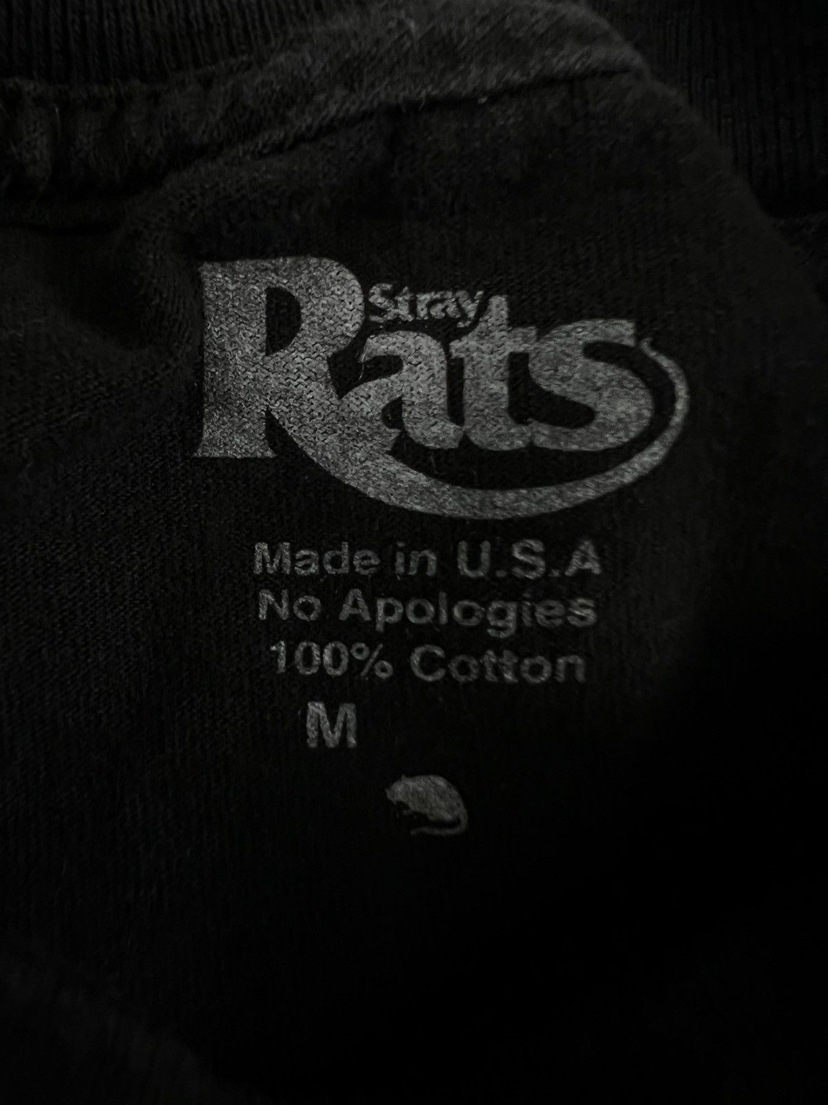 Stray Rats Stray Rats Mother Mary Black + Pink Tee Sz. Medium Size US M / EU 48-50 / 2 - 4 Thumbnail