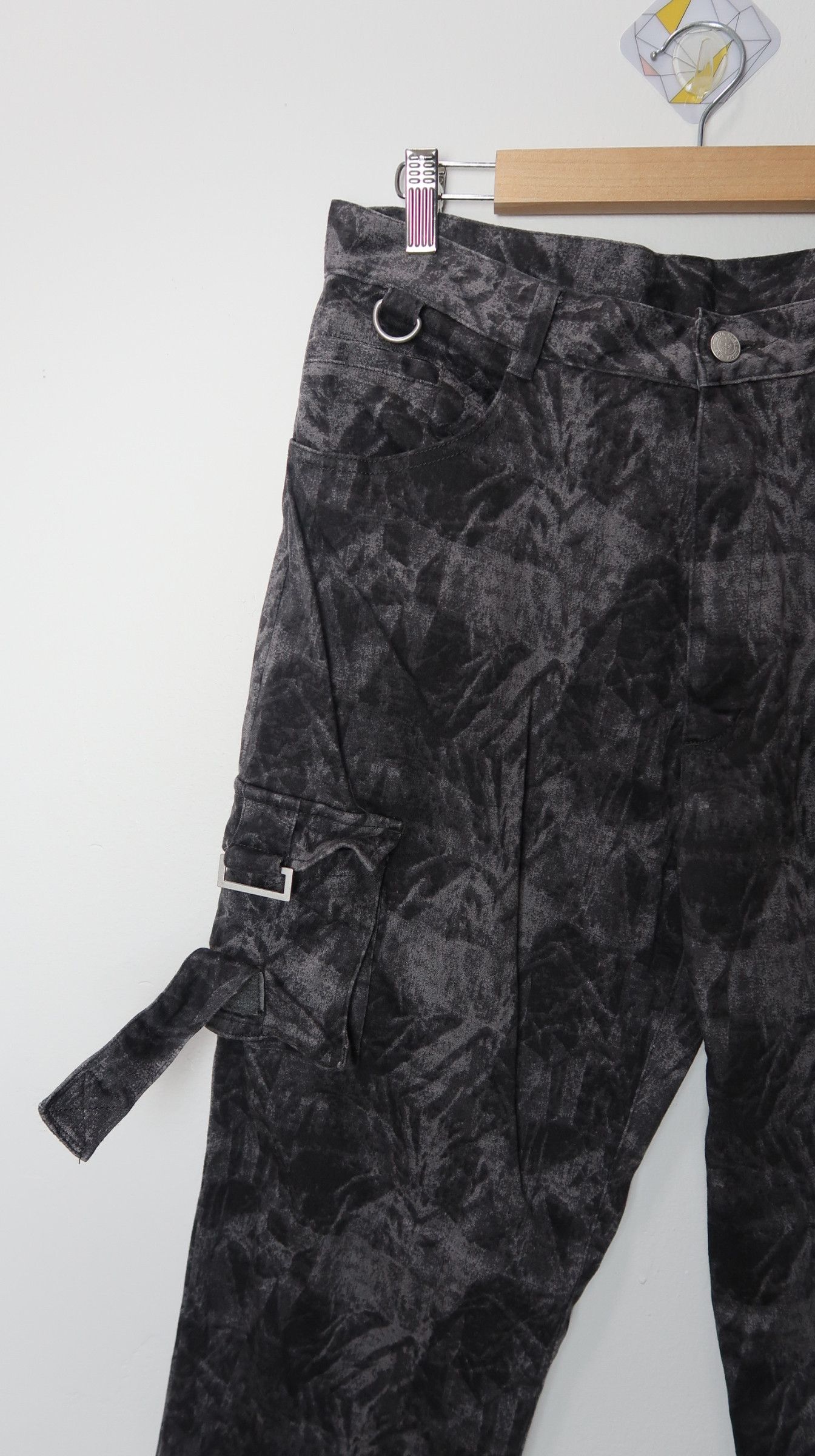 Japanese Brand Japan Slash Number Bondage Cargo Pants Size US 30 / EU 46 - 3 Thumbnail