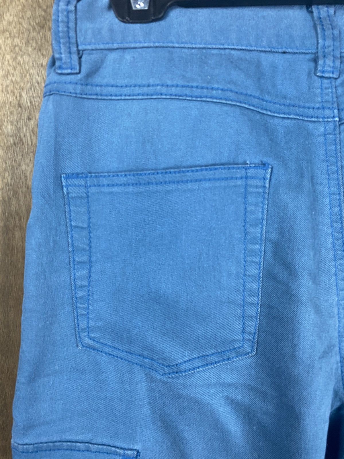 Japanese Brand D Run Through multipocket blue utility Cargo Pants #2442 Size US 28 / EU 44 - 14 Thumbnail