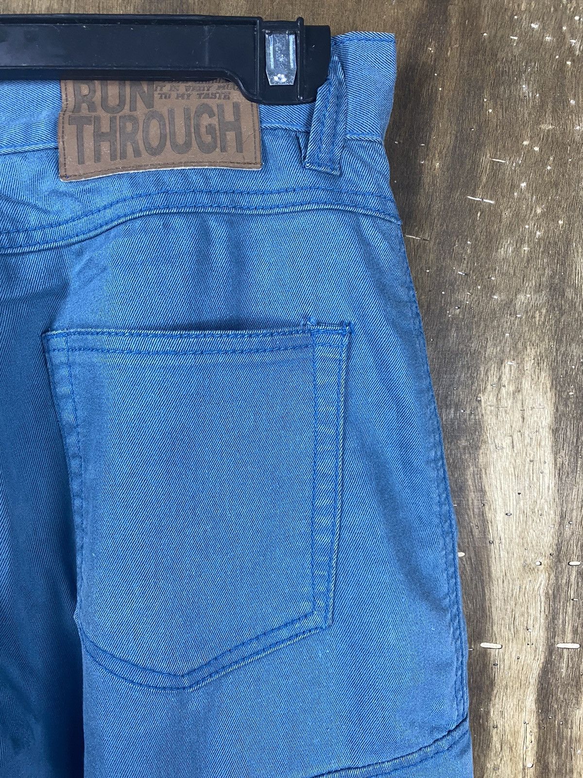 Japanese Brand D Run Through multipocket blue utility Cargo Pants #2442 Size US 28 / EU 44 - 15 Thumbnail