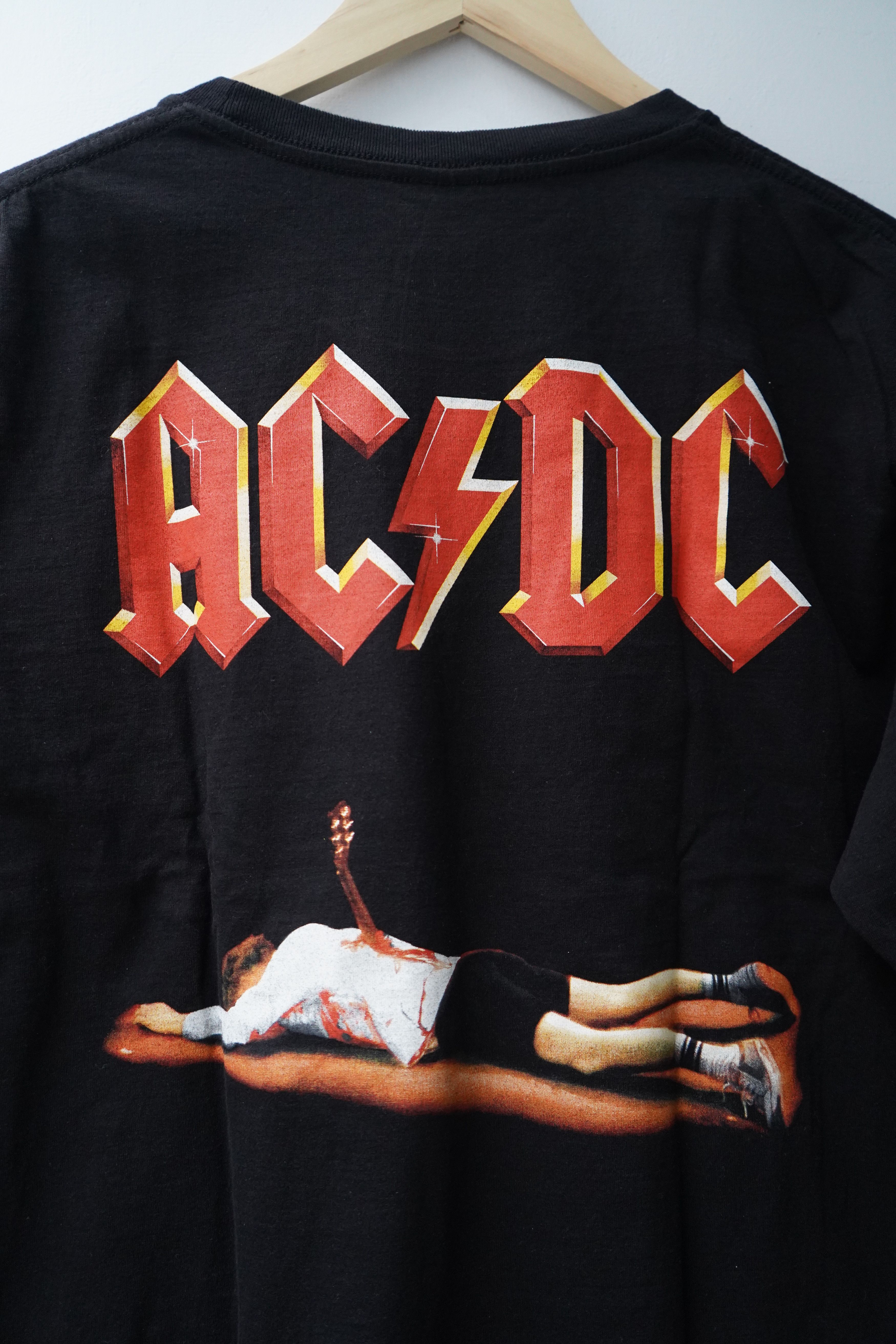 AC/DC × Band Tees RARE ACDC You Want Blood Black T Shirt Size US XL / EU 56 / 4 - 5 Thumbnail