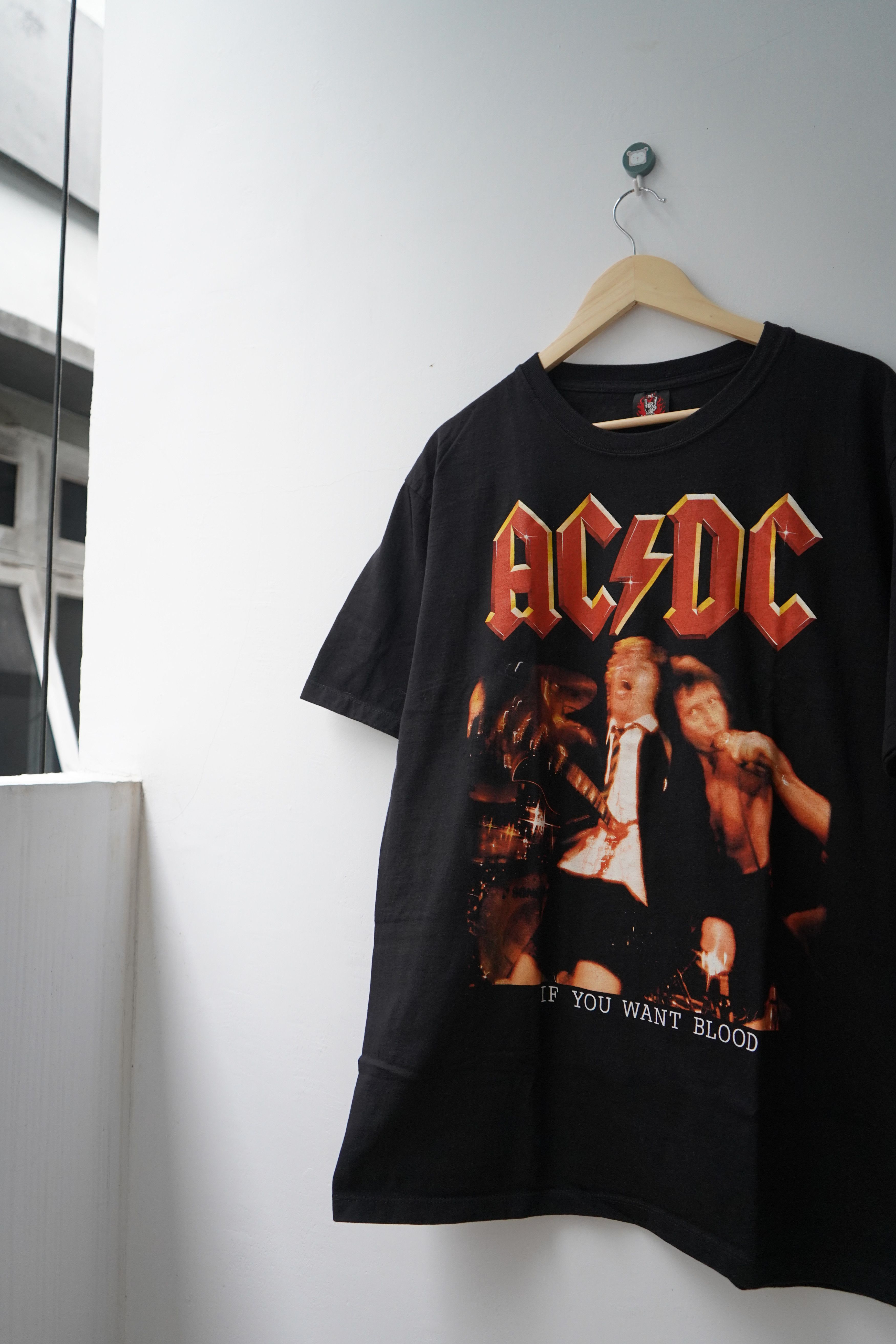 AC/DC × Band Tees RARE ACDC You Want Blood Black T Shirt Size US XL / EU 56 / 4 - 1 Thumbnail