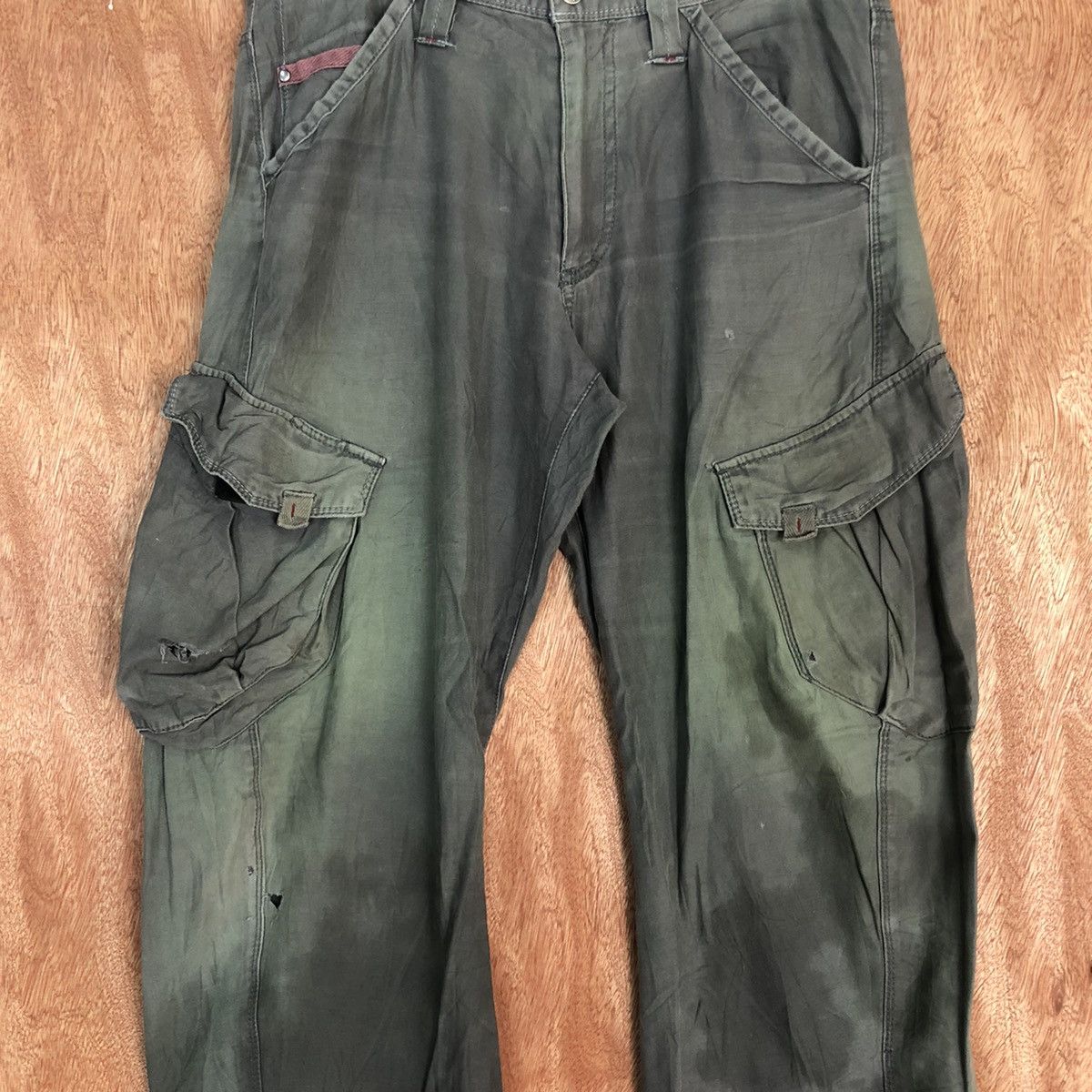 Faded Glory Xebec Twist 45 Grey Multipocket Cargo Pants #H176 Size US 32 / EU 48 - 4 Thumbnail