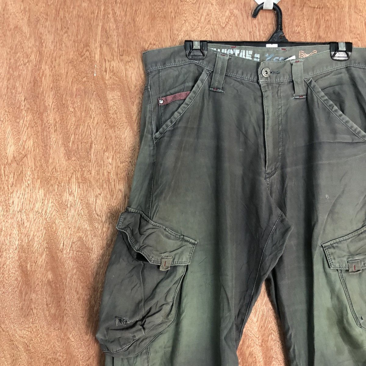 Faded Glory Xebec Twist 45 Grey Multipocket Cargo Pants #H176 Size US 32 / EU 48 - 6 Thumbnail