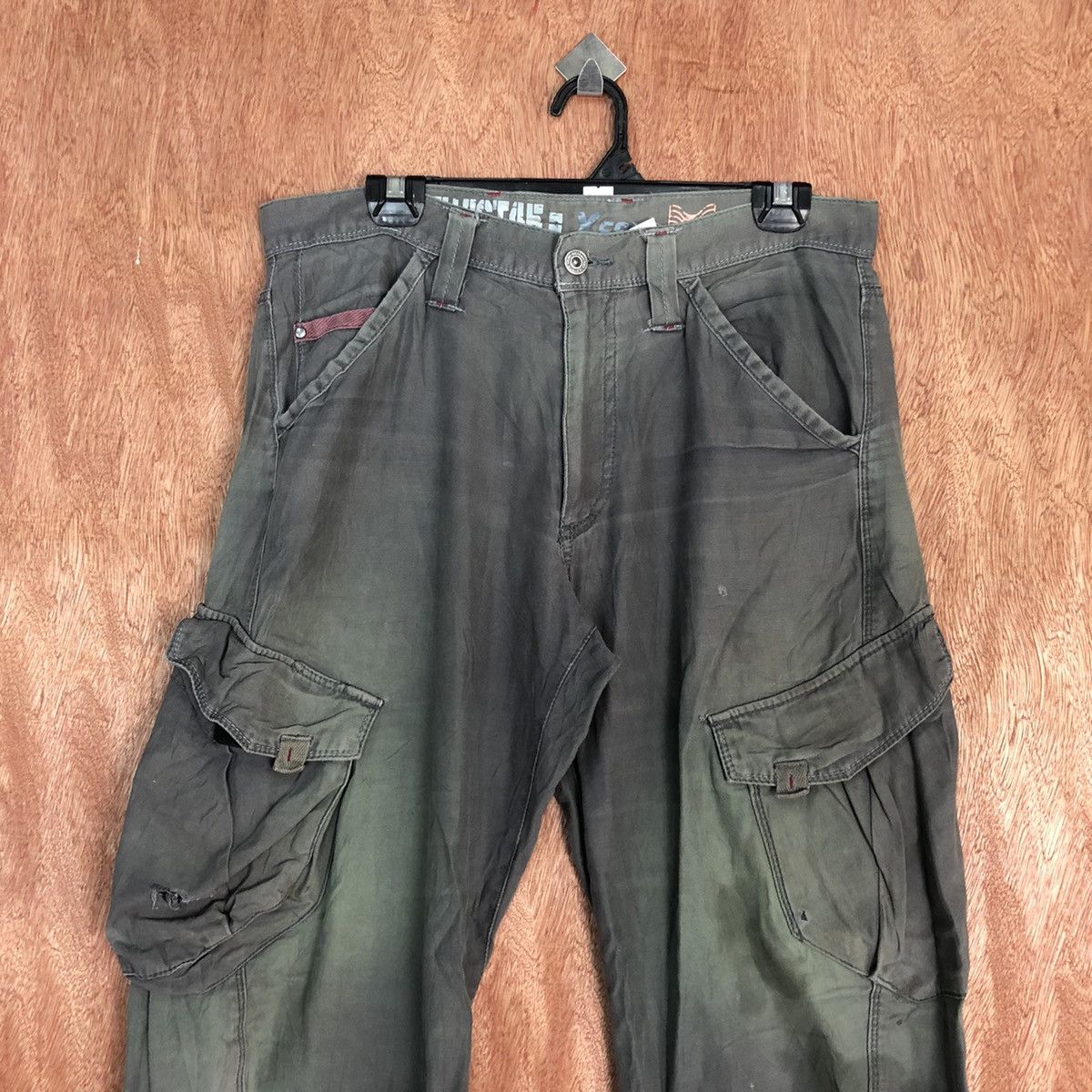 Faded Glory Xebec Twist 45 Grey Multipocket Cargo Pants #H176 Size US 32 / EU 48 - 2 Thumbnail