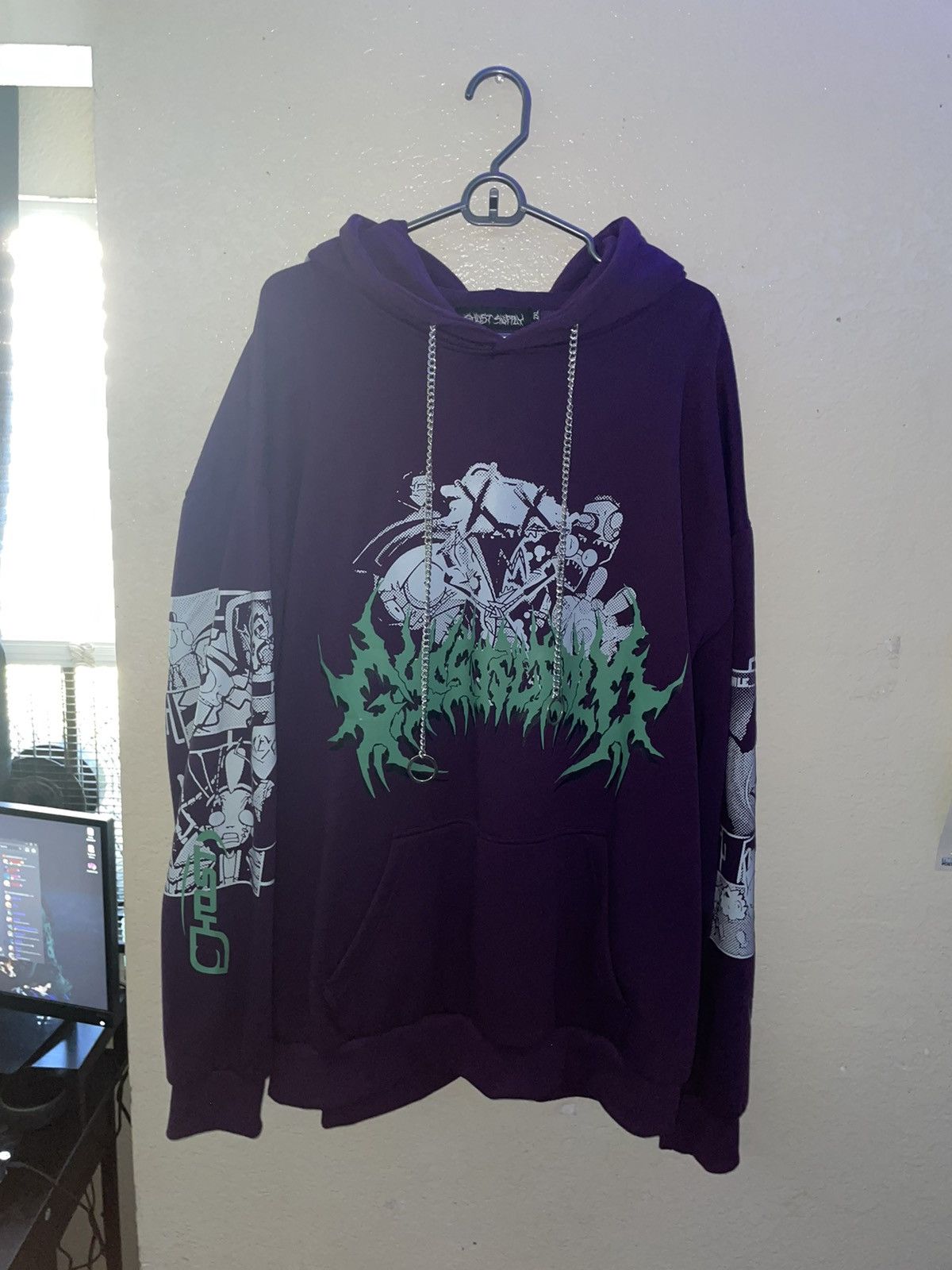 Ghost Supply Invader outlets Zim Manga Hoodie