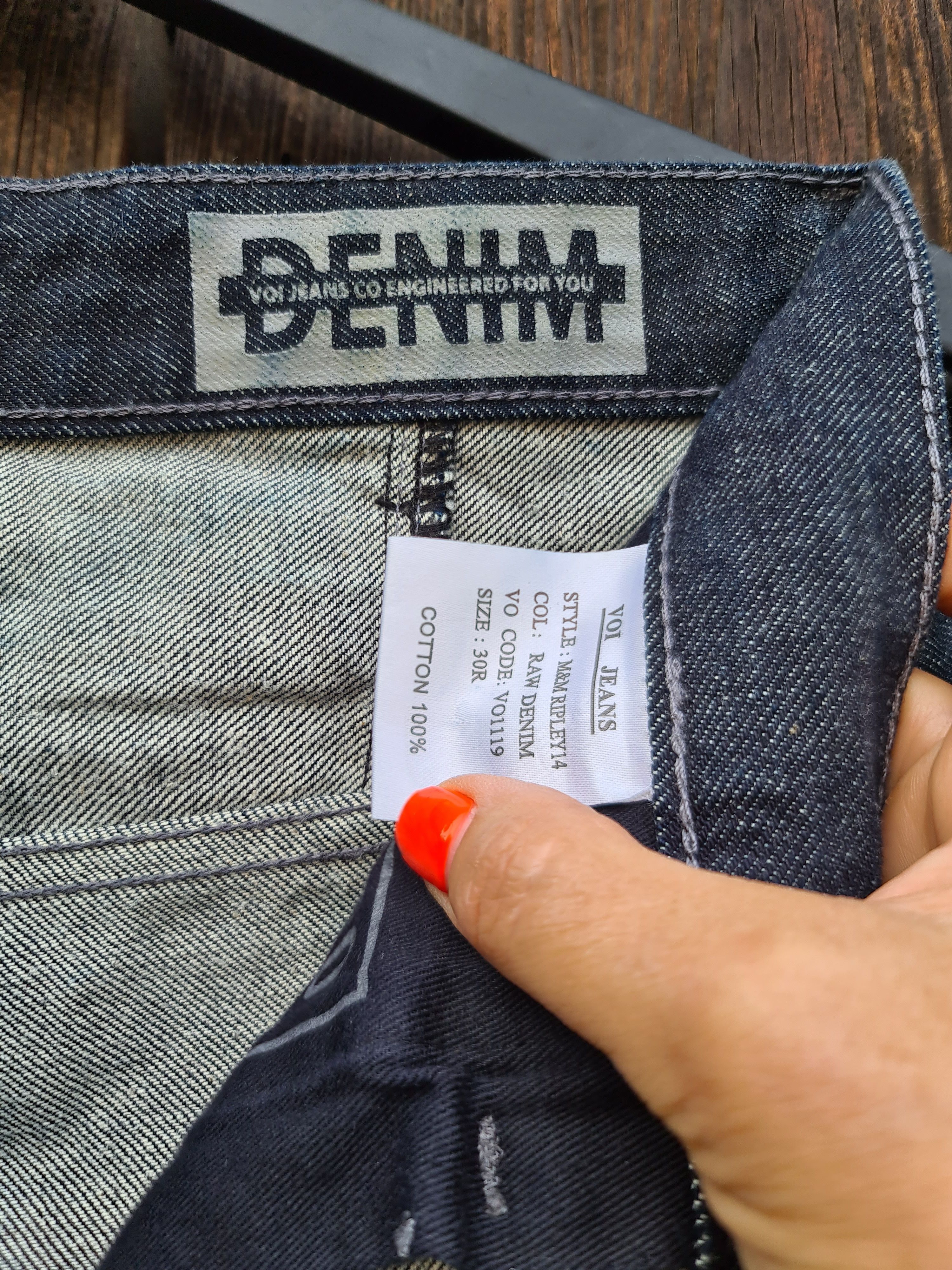 Voi Jeans Last Drop❗Voi Jeans Raw Denim Ripley regular fit size 30R Size US 30 / EU 46 - 7 Thumbnail
