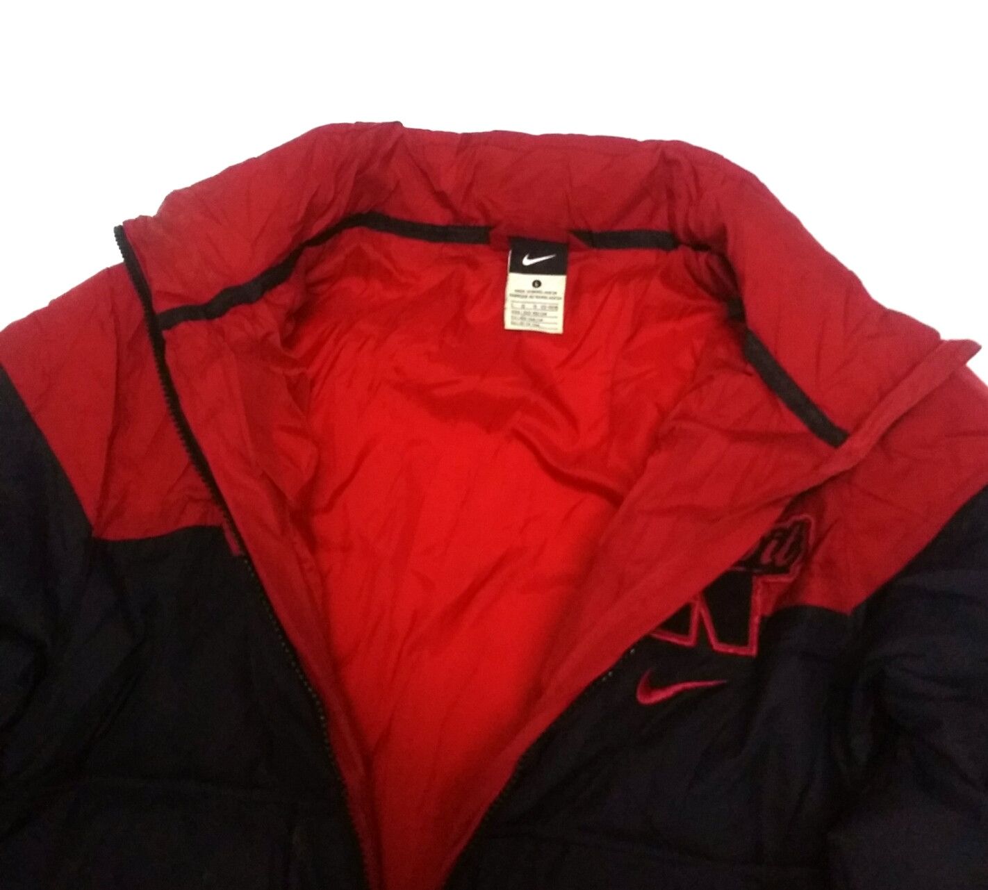 Nike (A10) NIKE - down puffer jacket..embroided logo Size US L / EU 52-54 / 3 - 4 Thumbnail