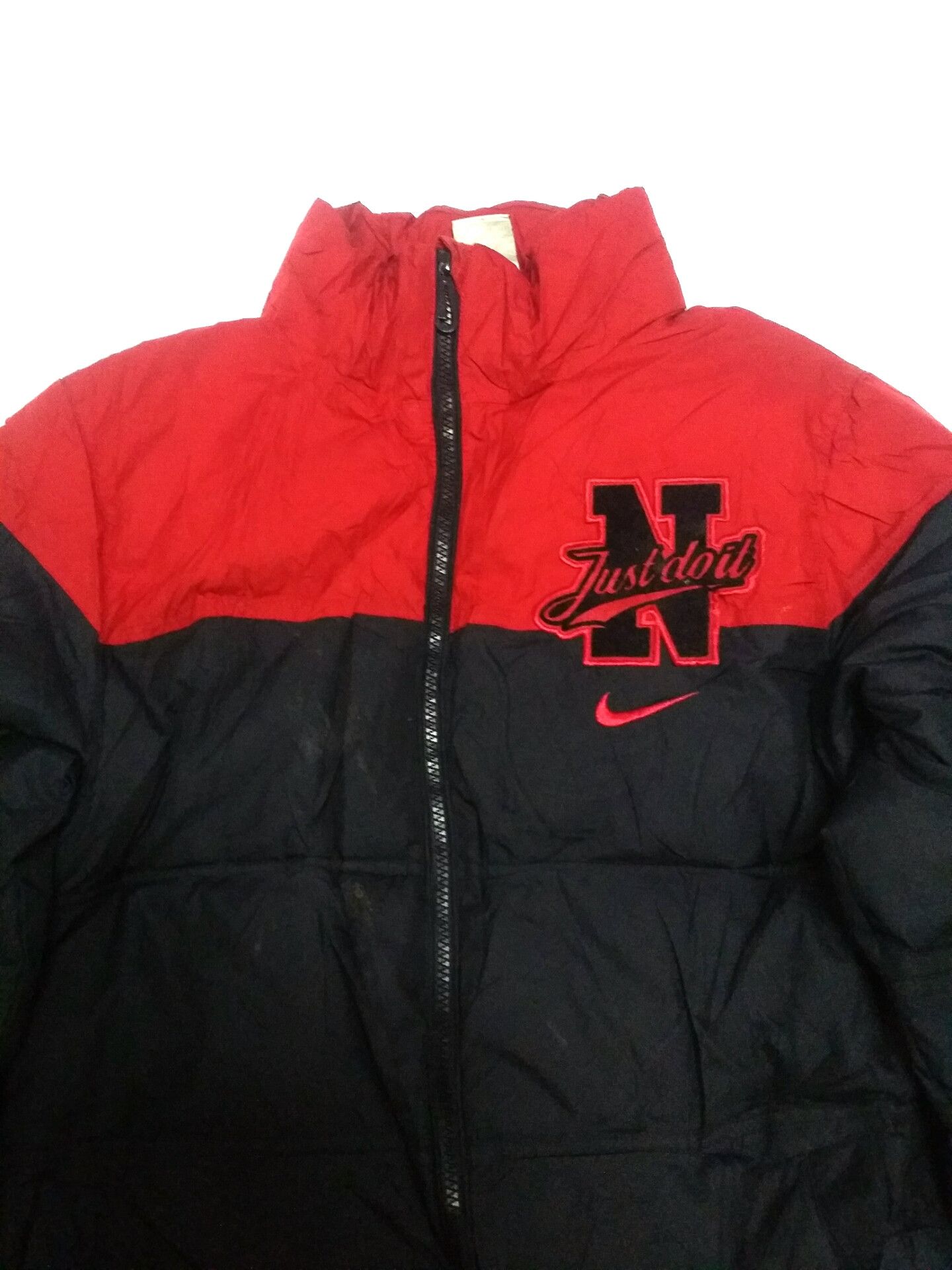 Nike (A10) NIKE - down puffer jacket..embroided logo Size US L / EU 52-54 / 3 - 7 Thumbnail