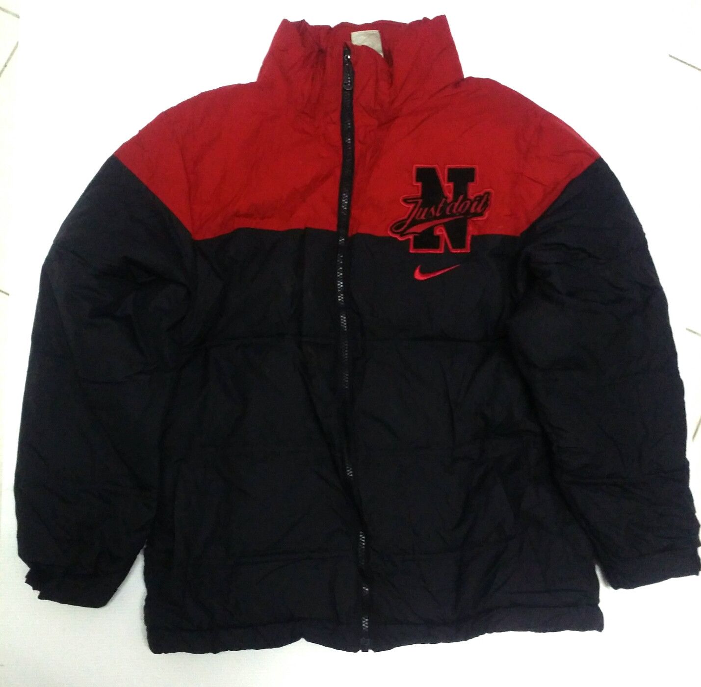 Nike (A10) NIKE - down puffer jacket..embroided logo Size US L / EU 52-54 / 3 - 1 Thumbnail