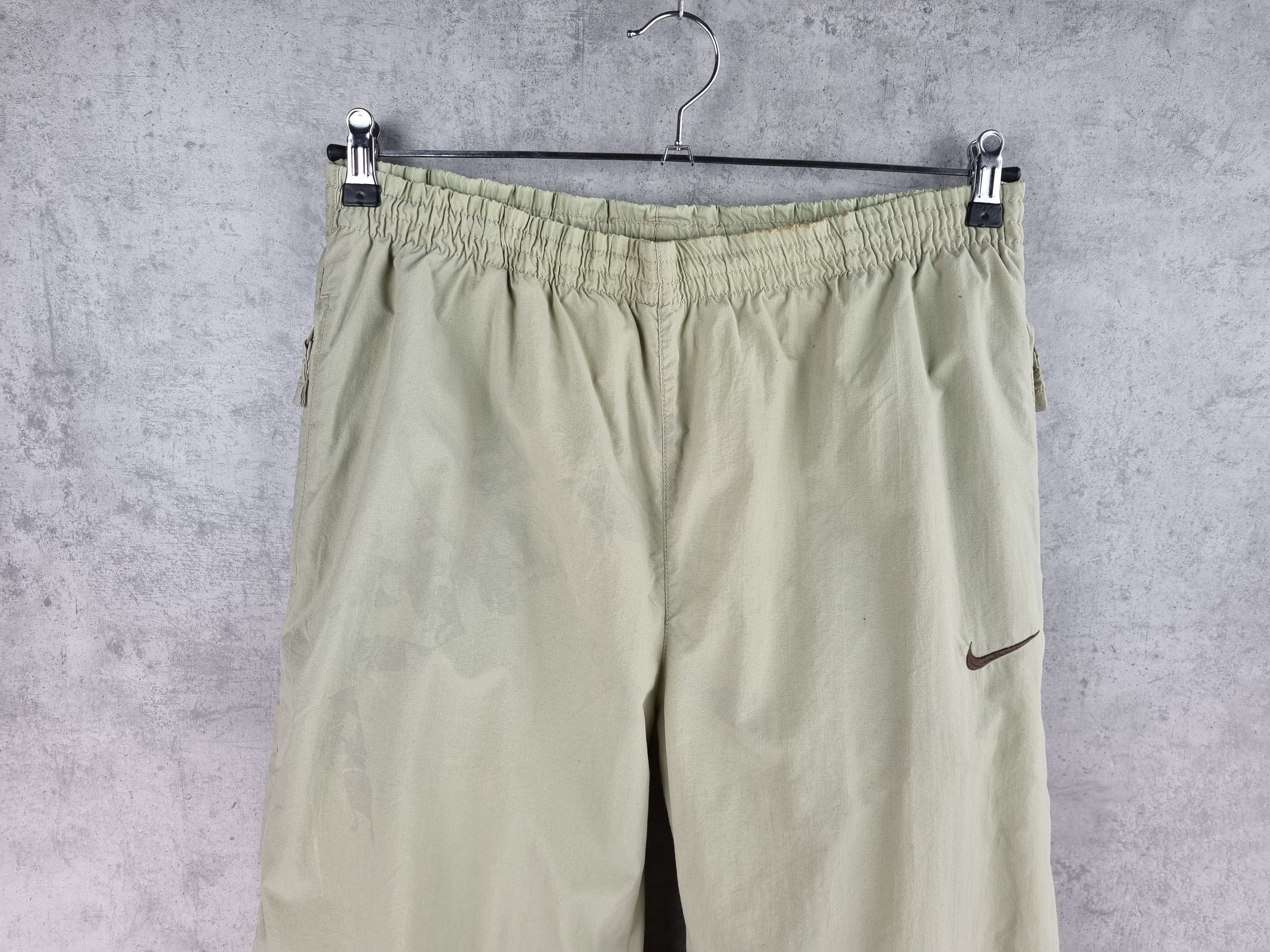 Nike × Vintage 90s NIKE Nylon Vintage Sport Pants Size US 32 / EU 48 - 2 Thumbnail