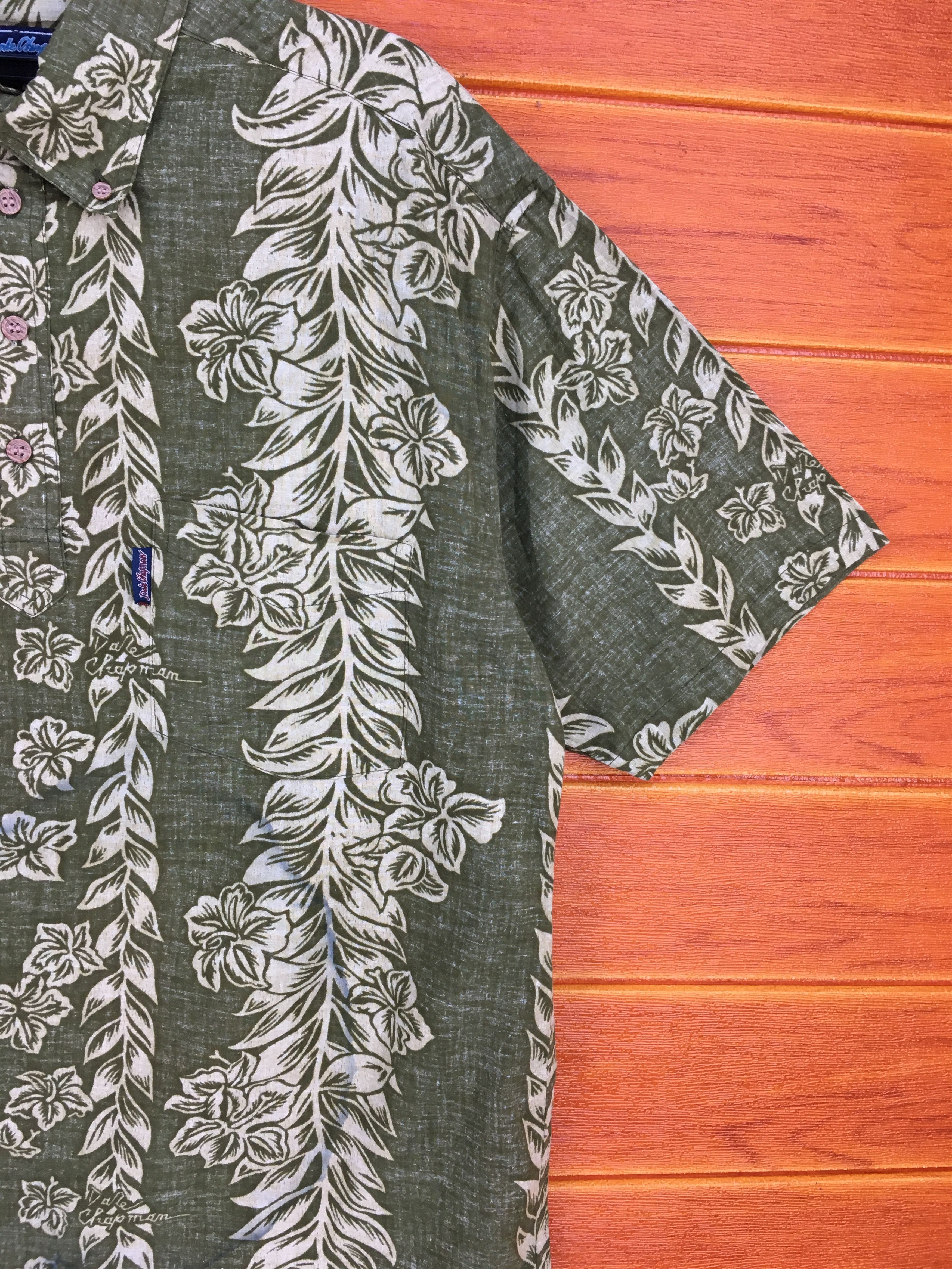 Vintage Vintage DALE CHAPMAN Border Reverse Print Hawaiian Shirt Size US M / EU 48-50 / 2 - 5 Thumbnail