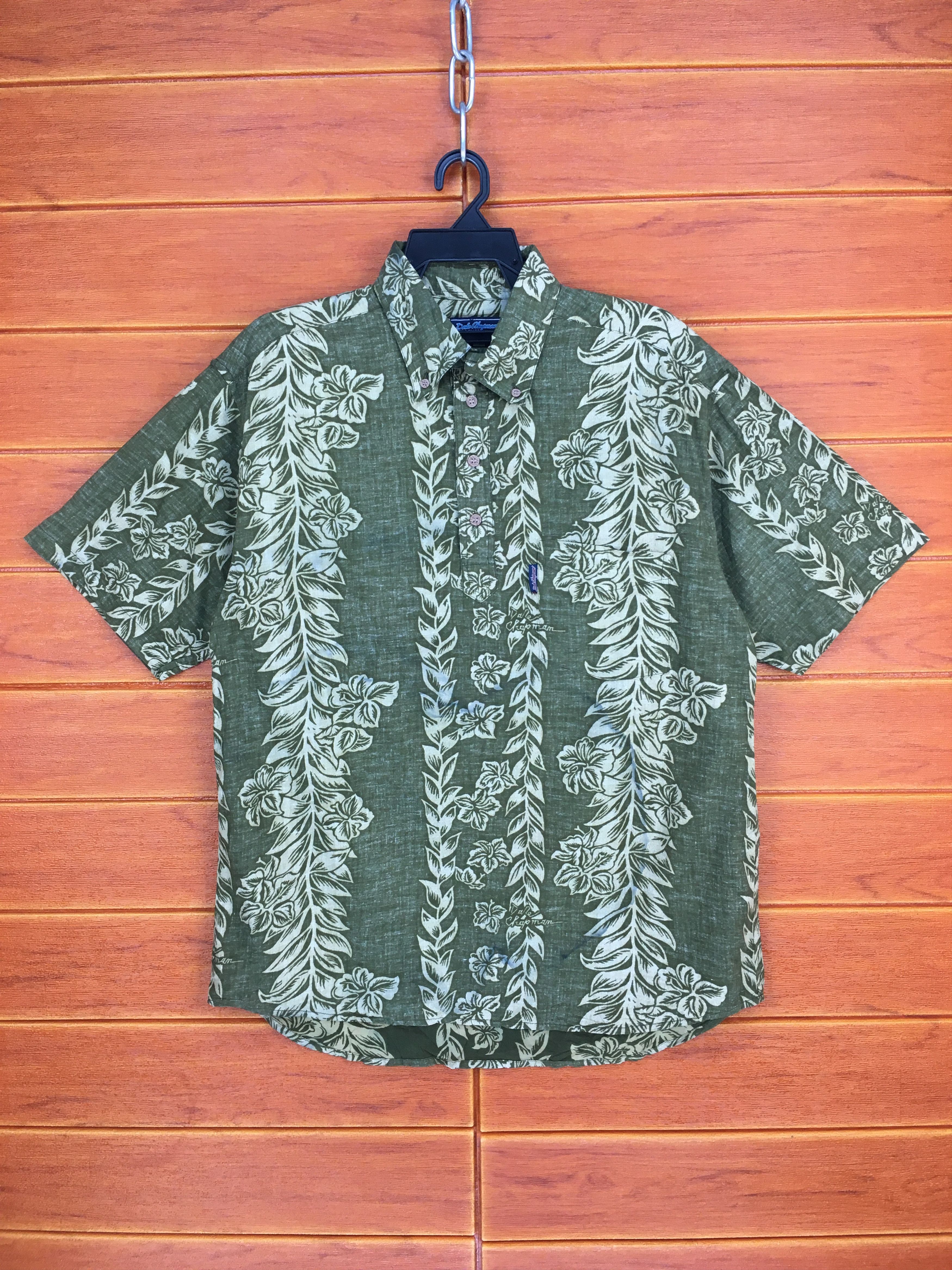 Vintage Vintage DALE CHAPMAN Border Reverse Print Hawaiian Shirt Size US M / EU 48-50 / 2 - 1 Thumbnail