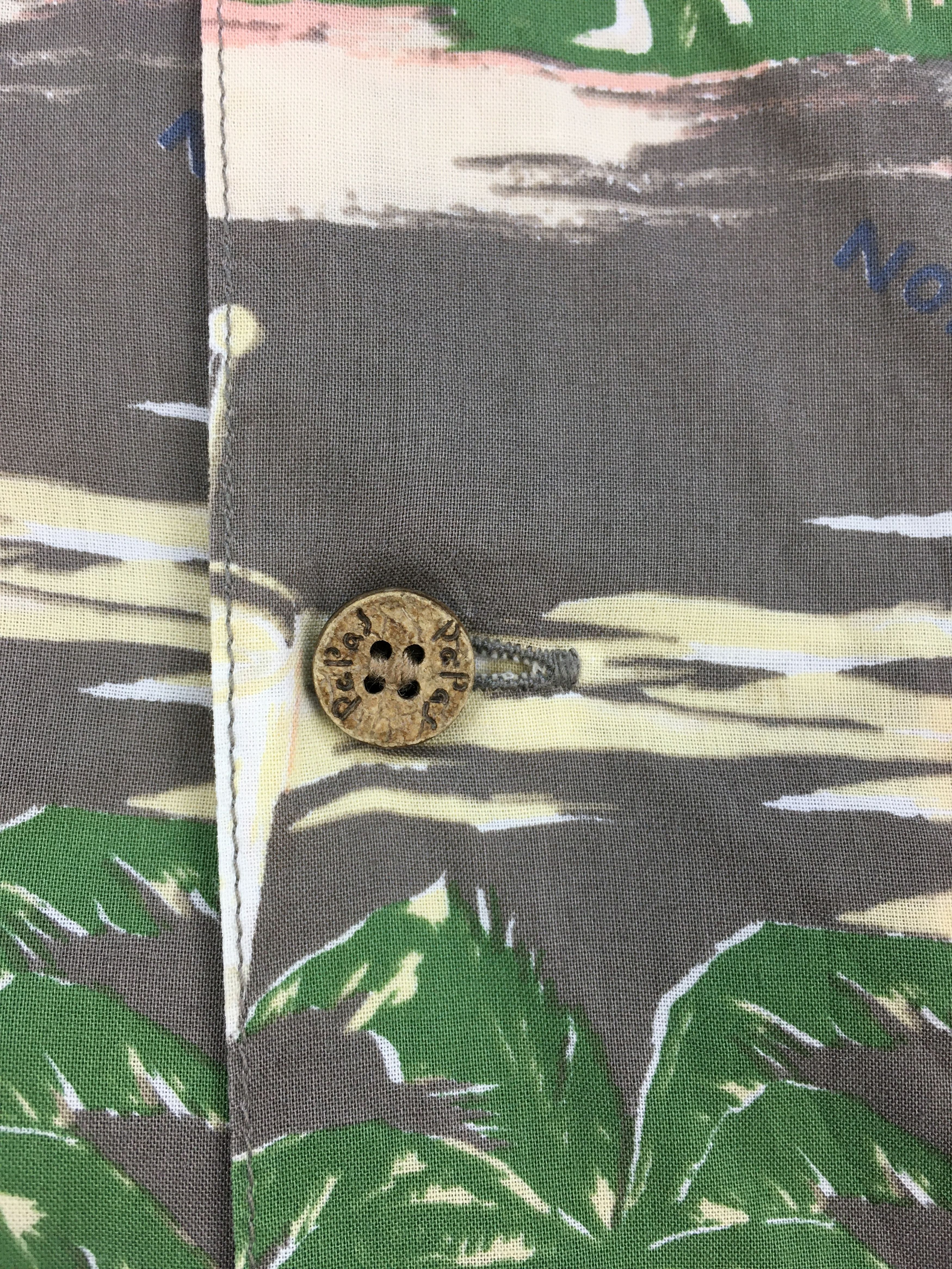 Mademoiselle Non Non Vintage Japanese Hawaiian PAPAS ISLAND Shirt Size US L / EU 52-54 / 3 - 6 Thumbnail