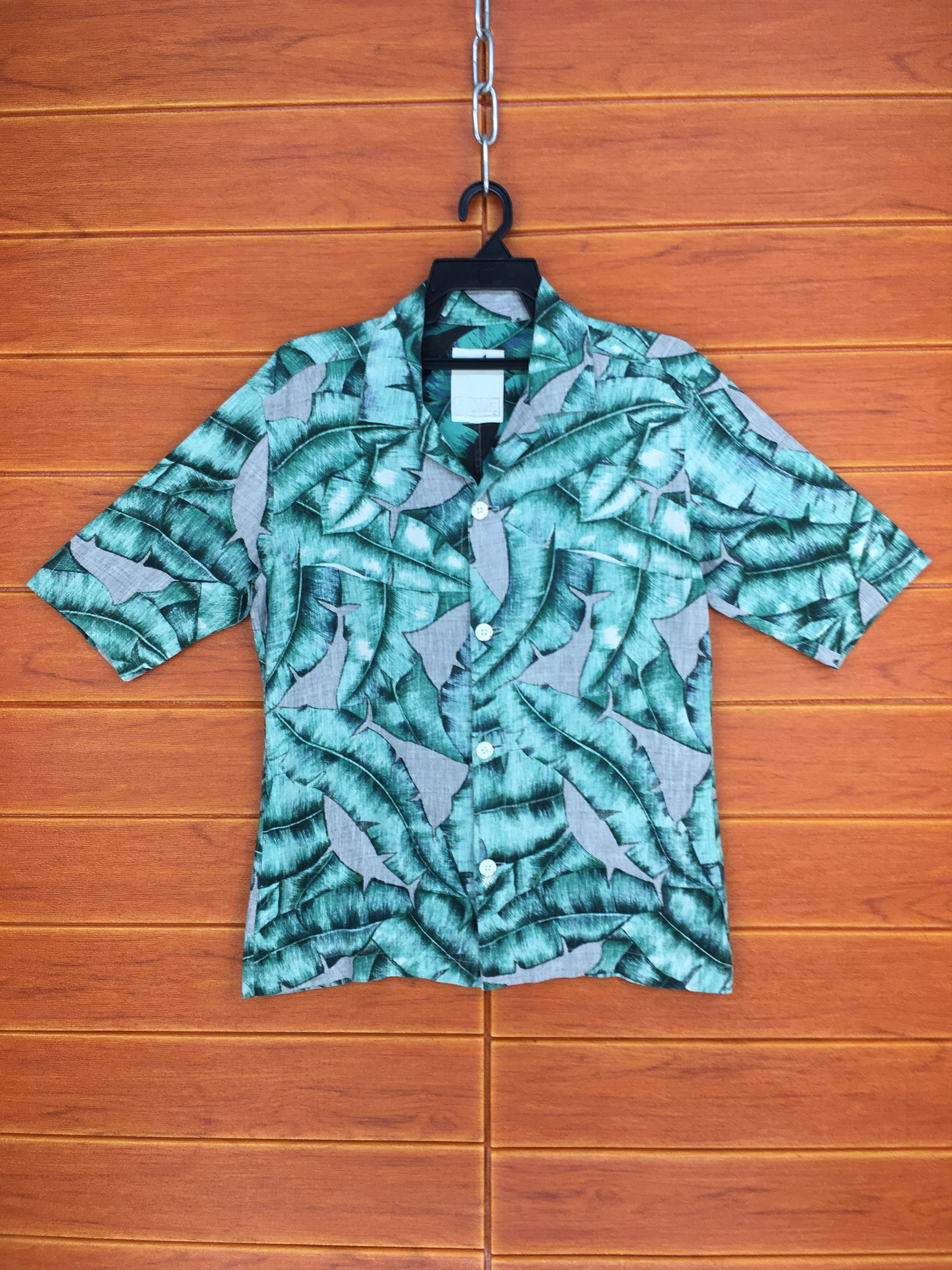 Easy Earl Life Vintage EEL Banana leaf Reverse Print Hawaiian Shirt Size US S / EU 44-46 / 1 - 1 Thumbnail