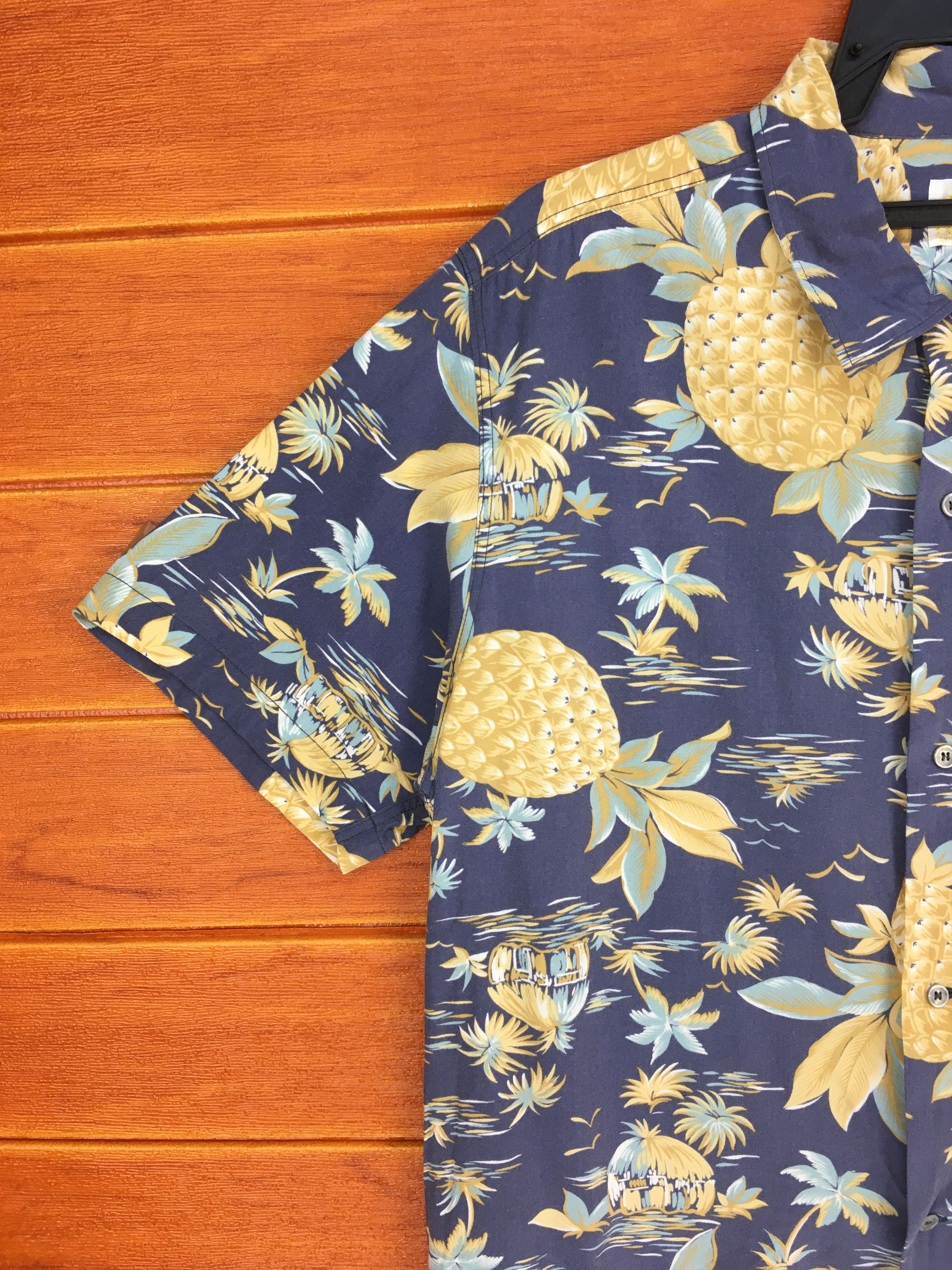 Japanese Brand Japanese Brand BARND Pineapple Faded Hawaiian Shirt Size US M / EU 48-50 / 2 - 2 Thumbnail