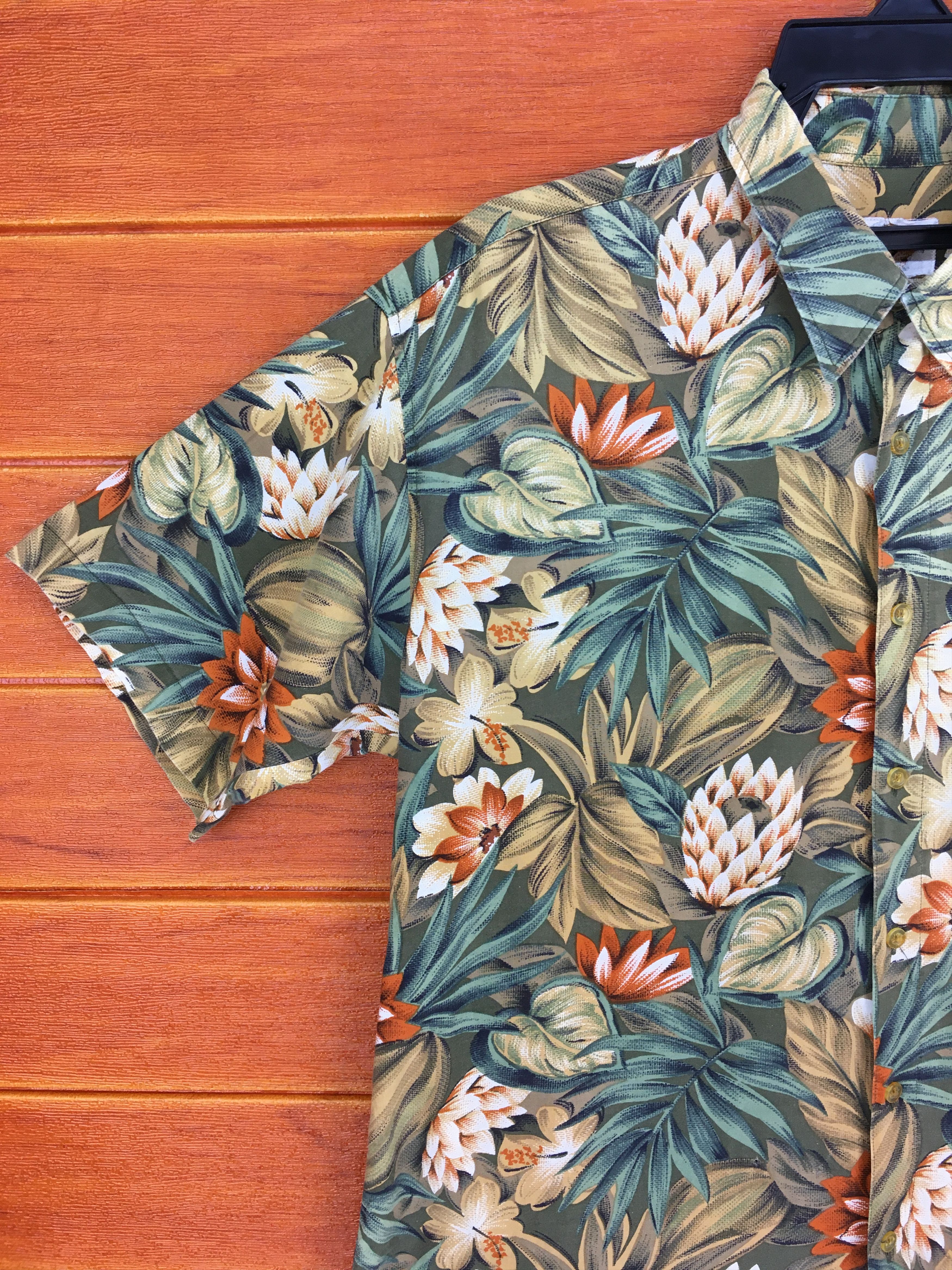 Vintage Vintage Flowers Hawaiian Shirt / Aloha Wear Shirt Size US L / EU 52-54 / 3 - 2 Thumbnail