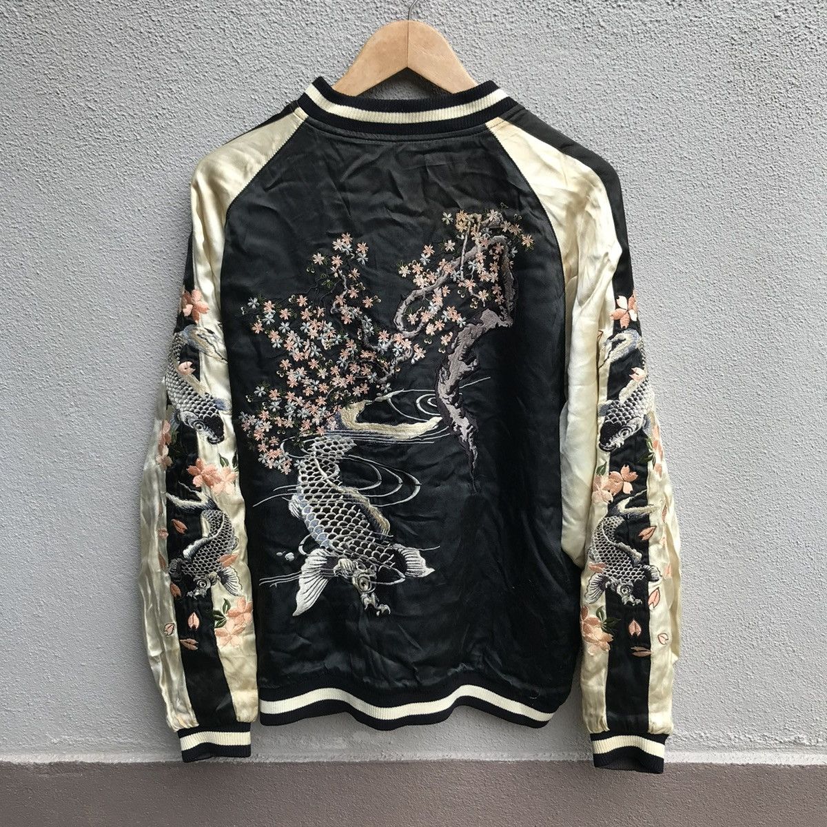 Japanese Brand JAPANESE SUKAJAN souvenir jacket embroidered reversible Size US L / EU 52-54 / 3 - 1 Thumbnail