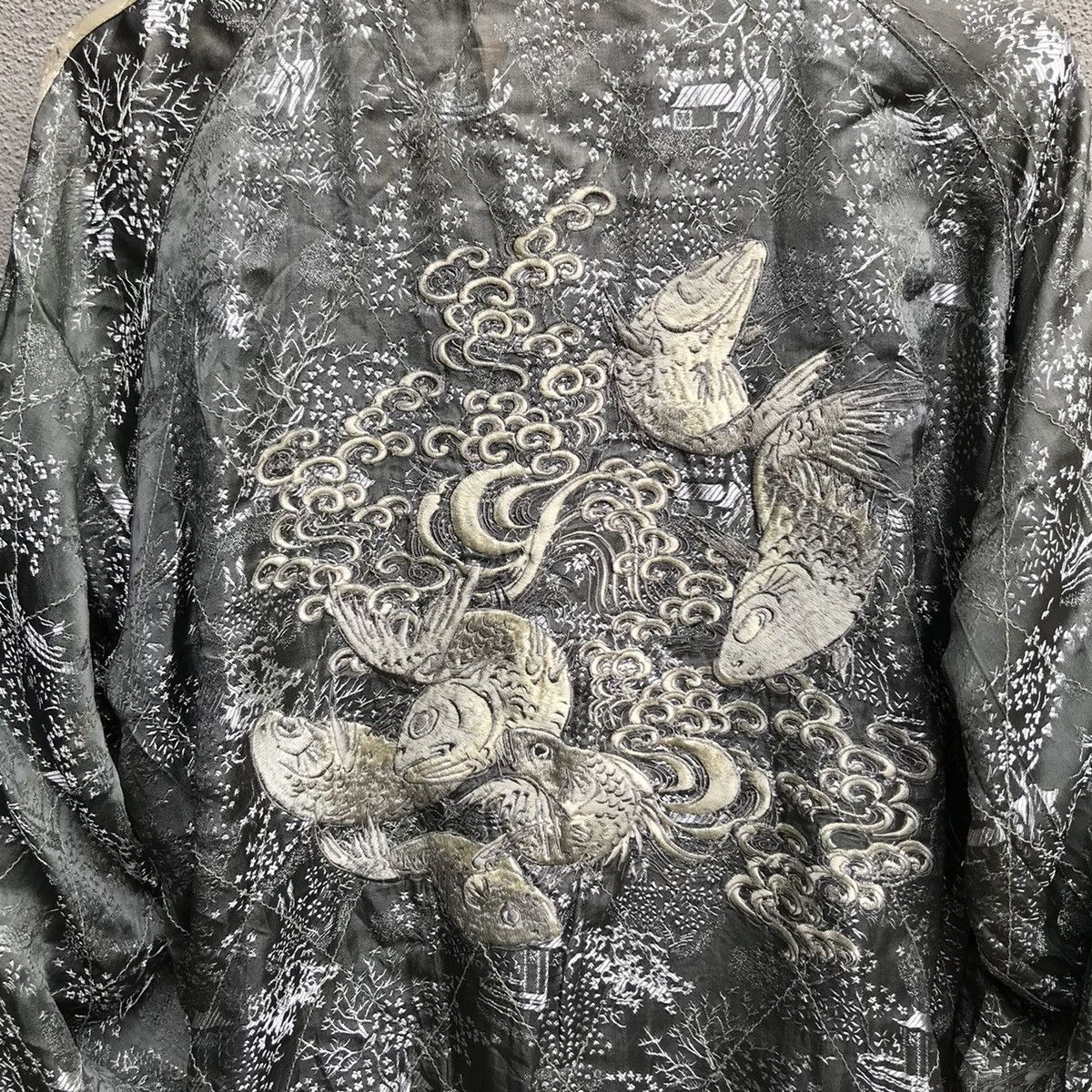 Japanese Brand JAPANESE SUKAJAN souvenir jacket embroidered reversible Size US L / EU 52-54 / 3 - 9 Thumbnail
