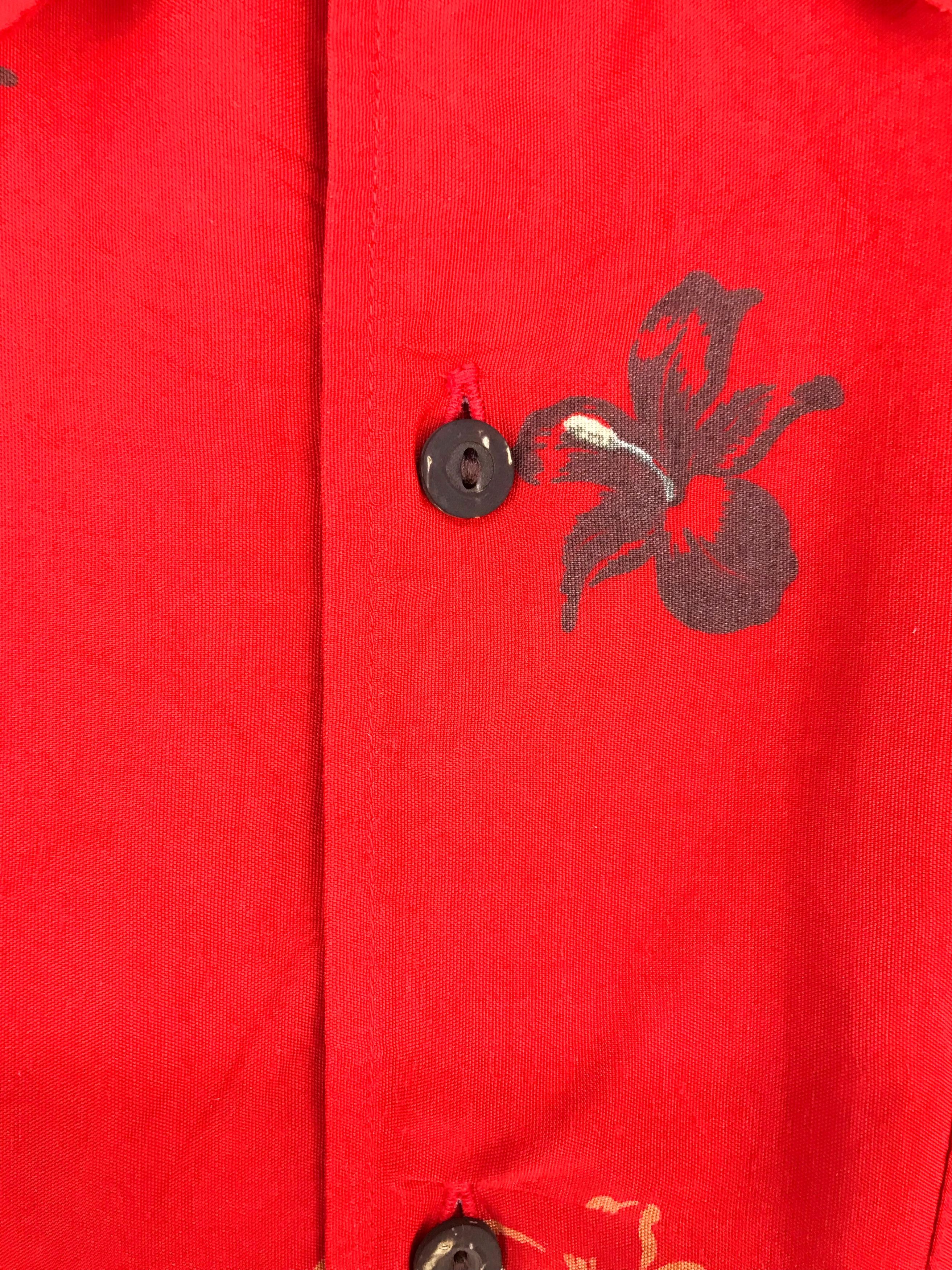 Japanese Brand Japanese Hawaiian South Breeze Hibiscus Flowers Shirt Size US L / EU 52-54 / 3 - 5 Thumbnail