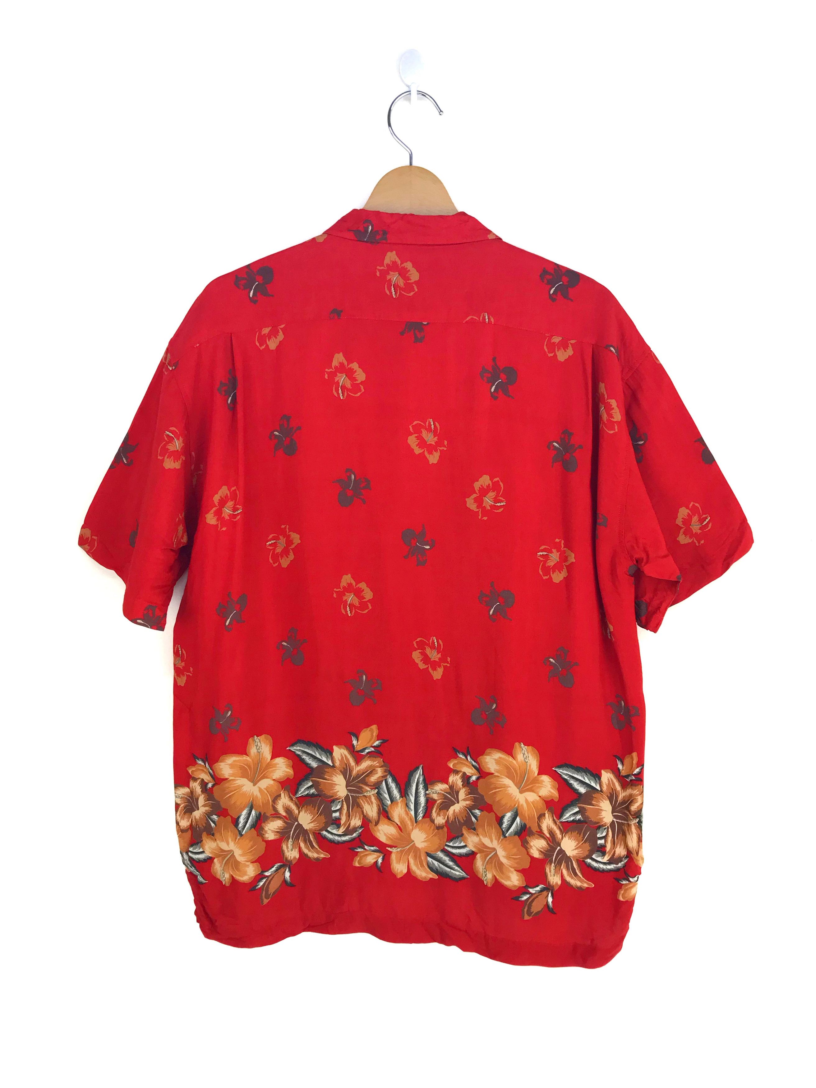 Japanese Brand Japanese Hawaiian South Breeze Hibiscus Flowers Shirt Size US L / EU 52-54 / 3 - 10 Thumbnail