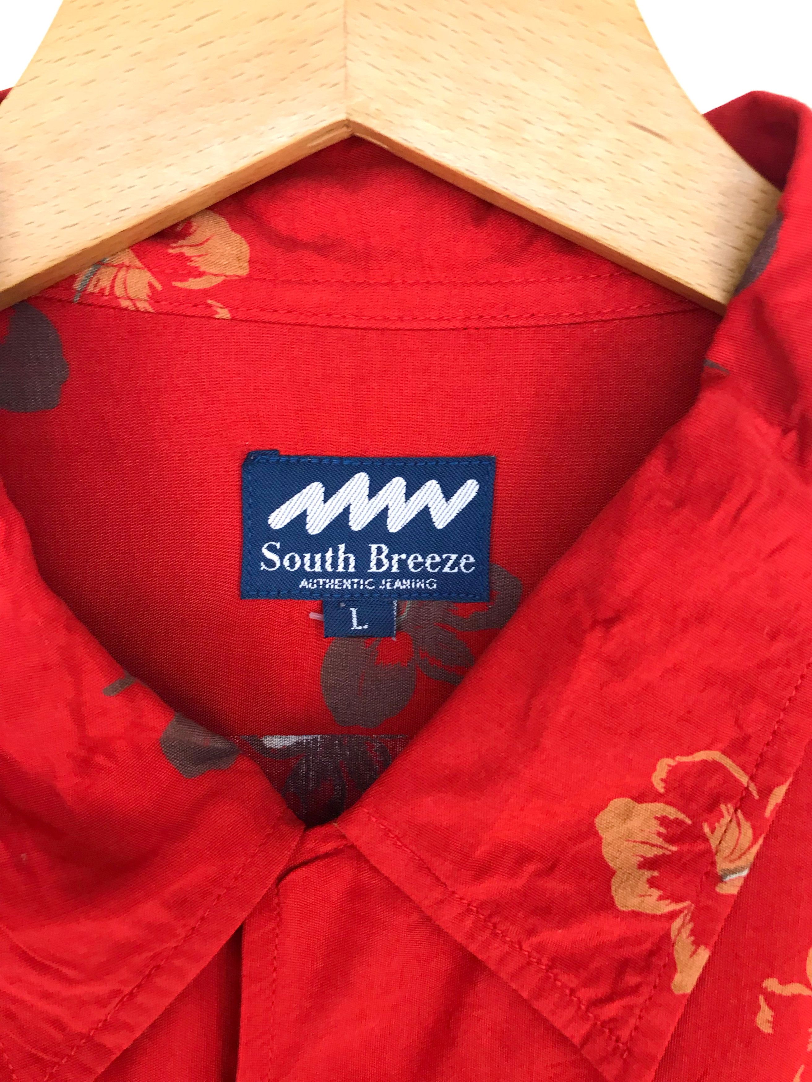 Japanese Brand Japanese Hawaiian South Breeze Hibiscus Flowers Shirt Size US L / EU 52-54 / 3 - 4 Thumbnail