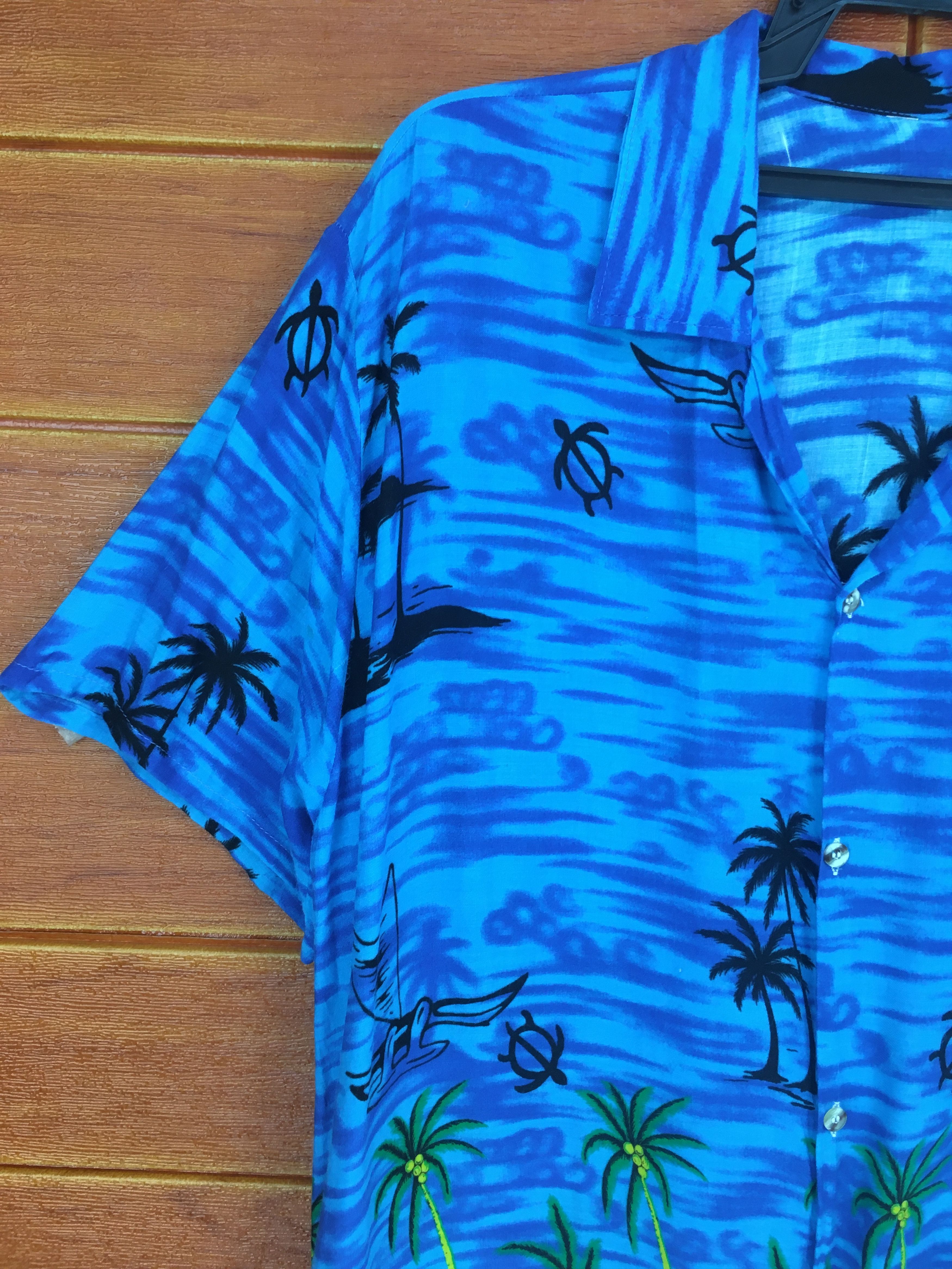 Vintage Vintage Coconut Trees & parrot Hawaiian Shirt Size US M / EU 48-50 / 2 - 2 Thumbnail