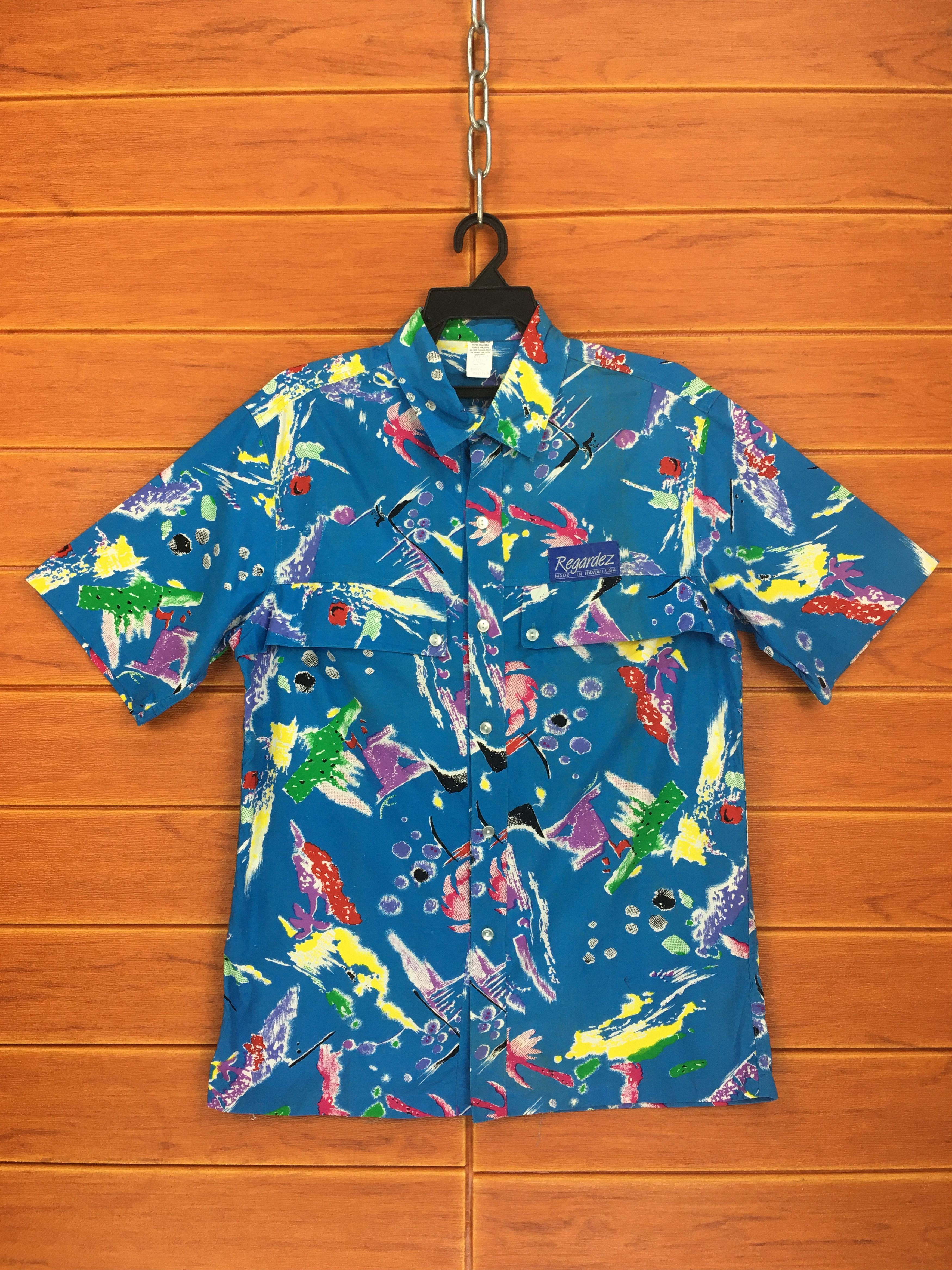 Vintage Vintage ROYAL CREATION Abstract psychedelic Hawaiian Shirt Size US M / EU 48-50 / 2 - 1 Thumbnail