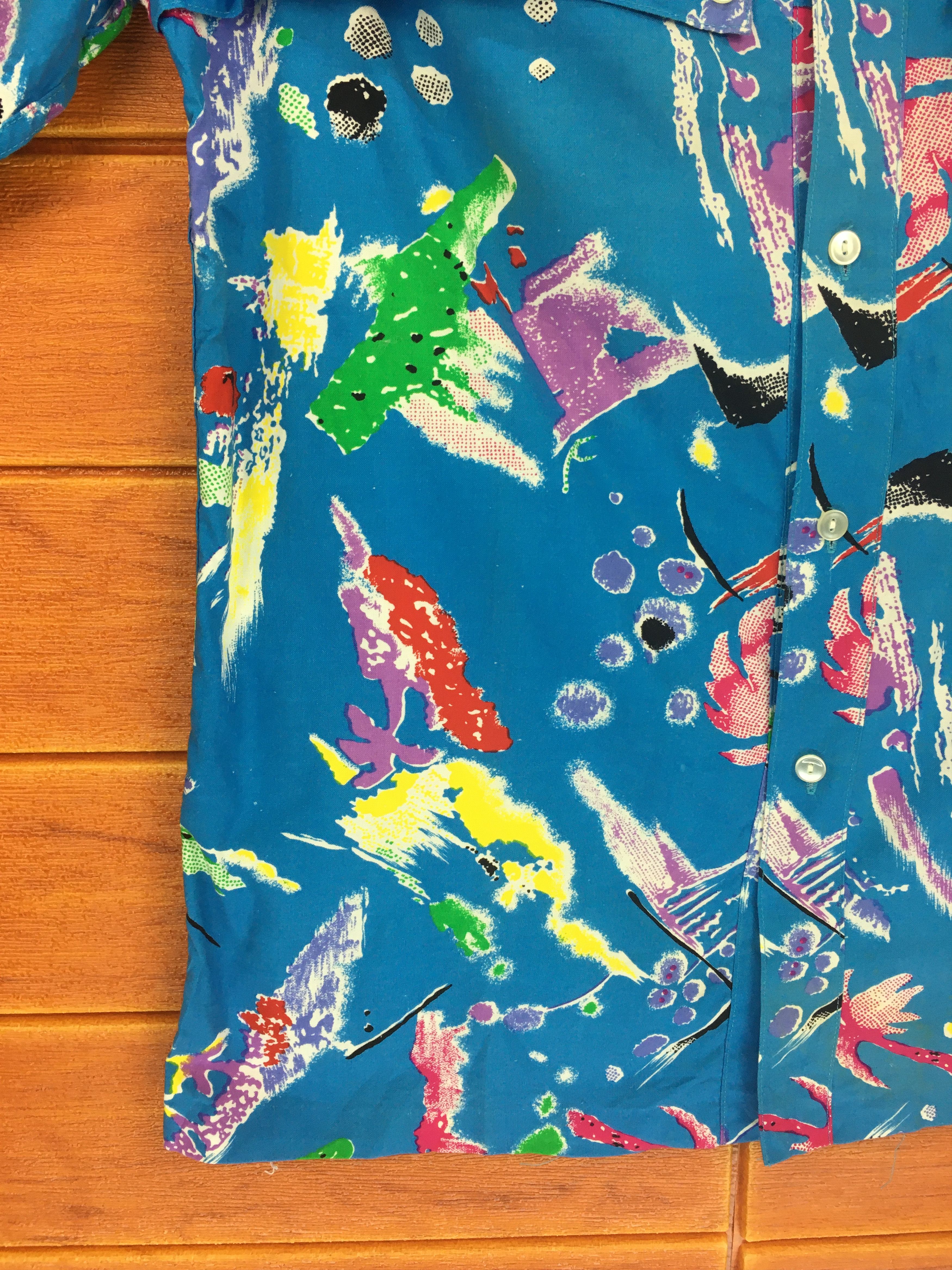 Vintage Vintage ROYAL CREATION Abstract psychedelic Hawaiian Shirt Size US M / EU 48-50 / 2 - 3 Thumbnail