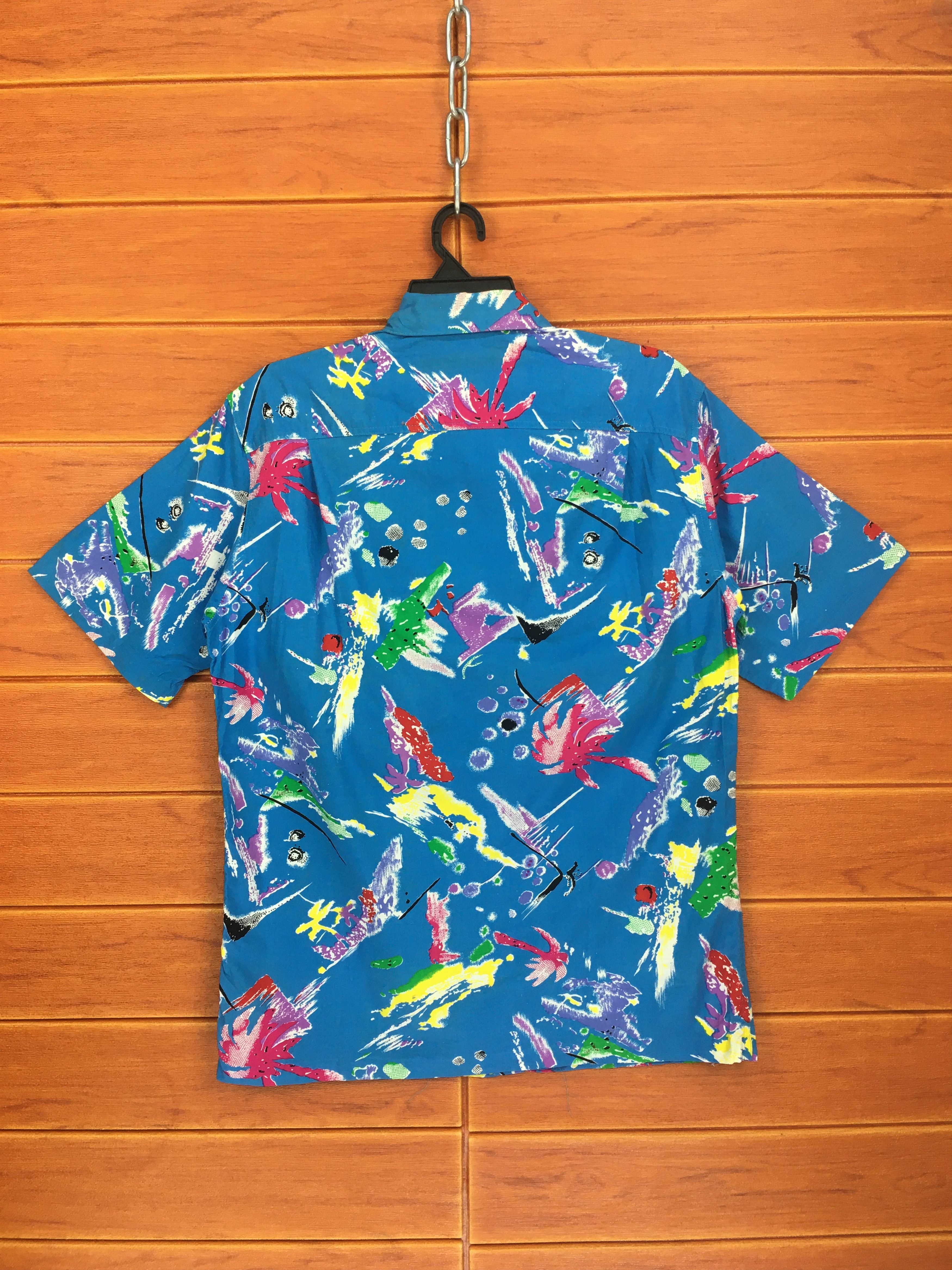 Vintage Vintage ROYAL CREATION Abstract psychedelic Hawaiian Shirt Size US M / EU 48-50 / 2 - 8 Thumbnail