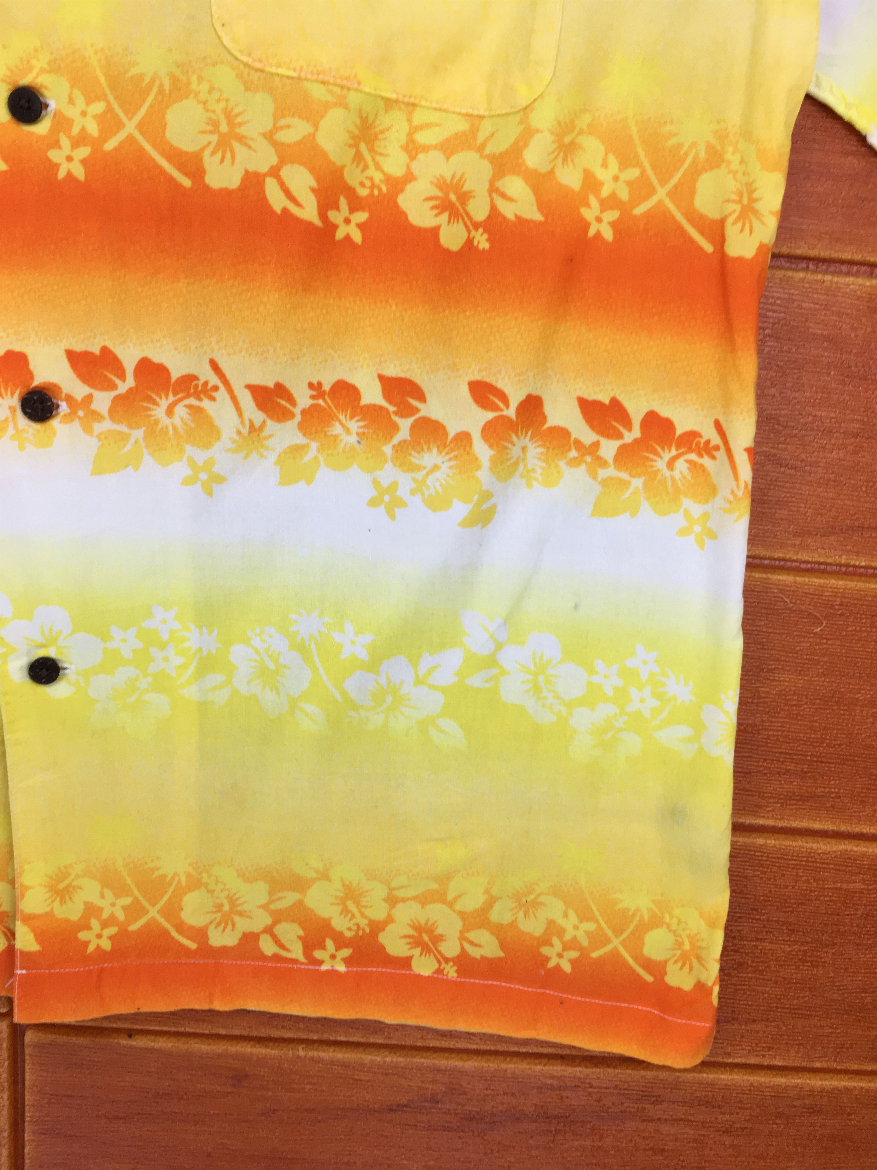 Japanese Brand Japanese Brand ALOHA Flowers Striped Hawaiian Shirt Size US M / EU 48-50 / 2 - 4 Thumbnail