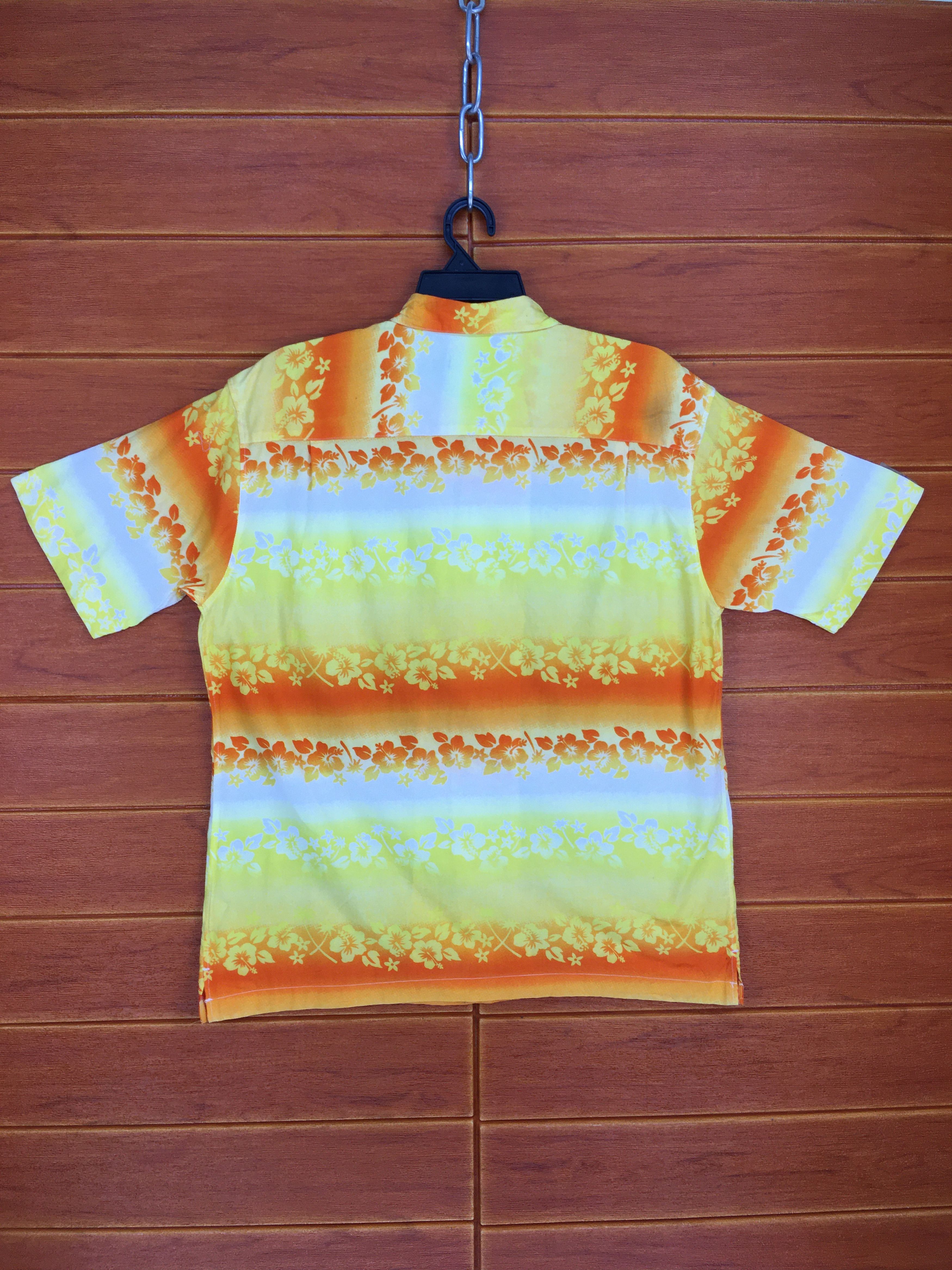 Japanese Brand Japanese Brand ALOHA Flowers Striped Hawaiian Shirt Size US M / EU 48-50 / 2 - 8 Thumbnail
